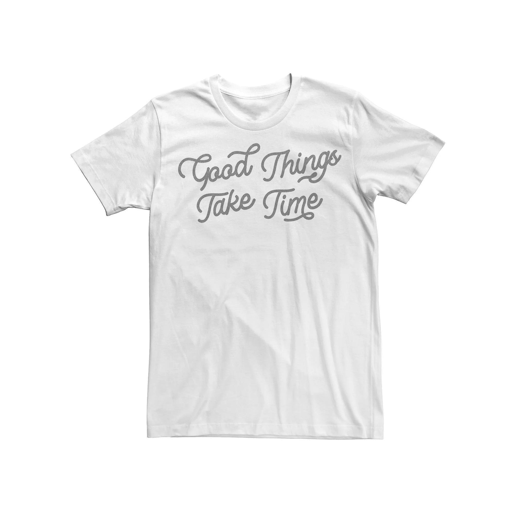 Men's Fifth Sun "Good Things Take Time" Script Tee,  Product Image