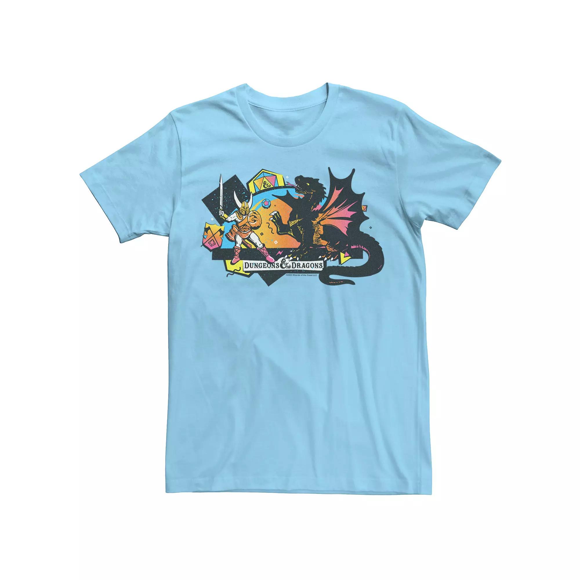 Men's Dungeons & Dragons 80s Battle Graphic Tee,  Product Image