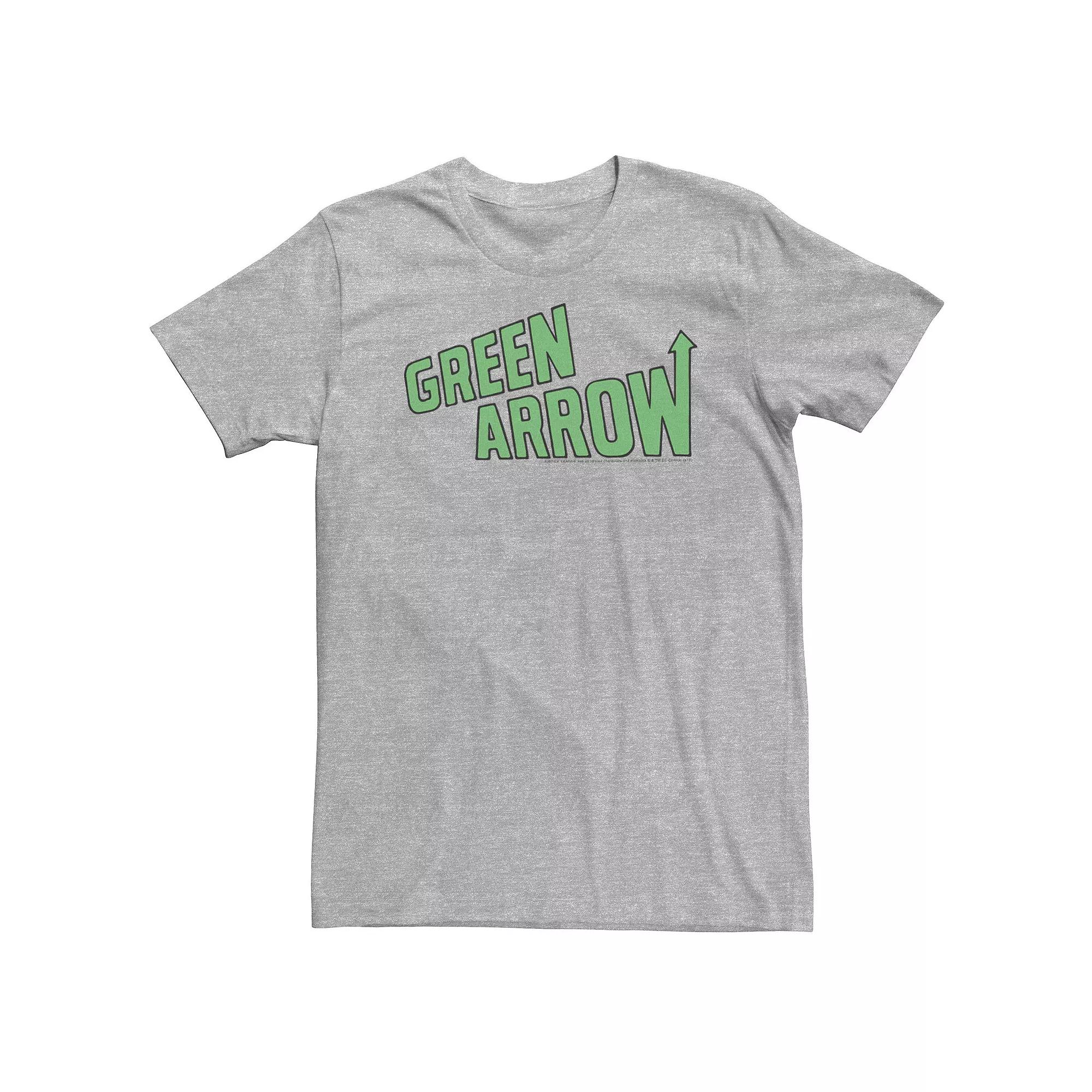Big & Tall DC Comics The Green Arrow Text Poster Tee, Men's,  Product Image