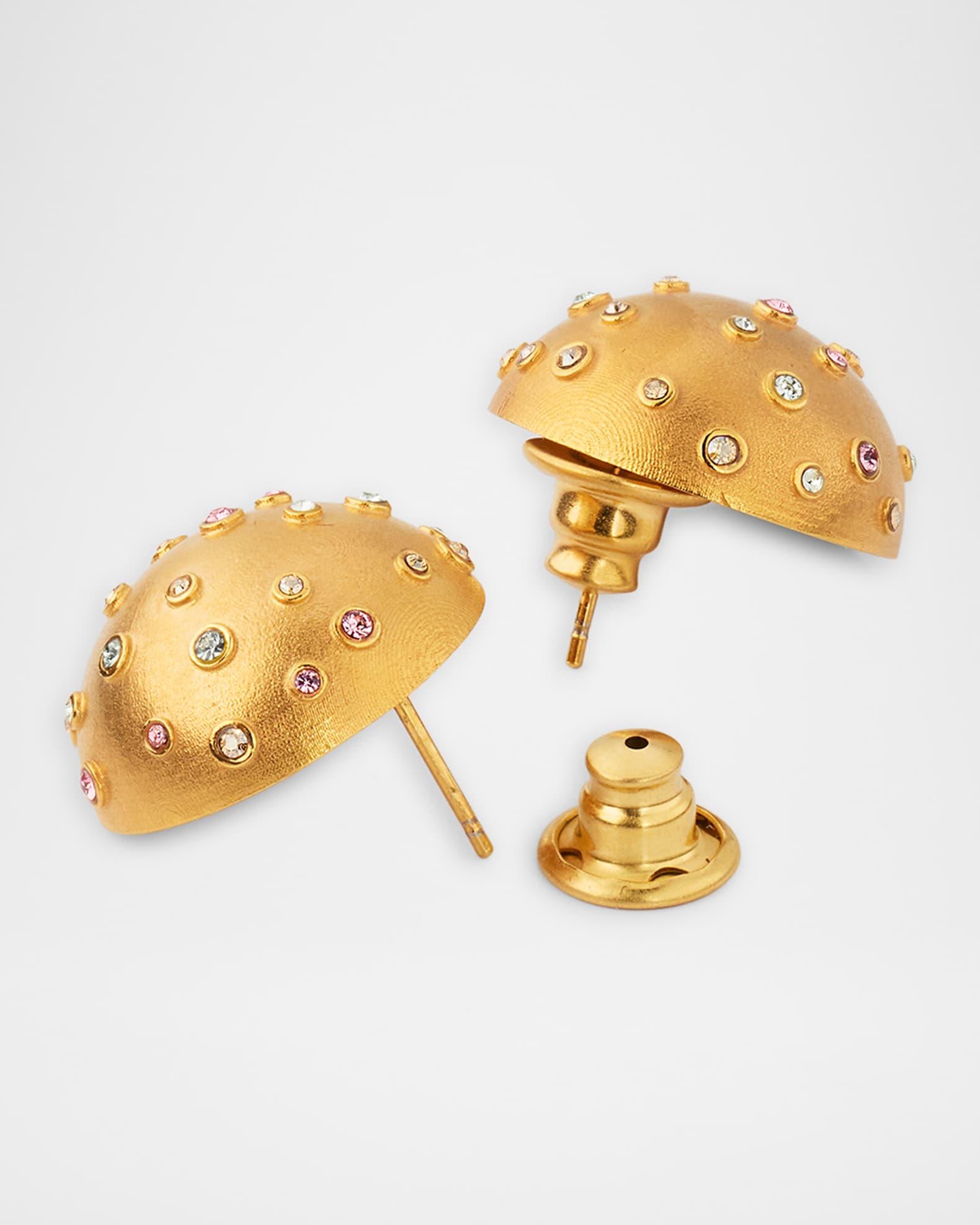 Mini Crystal Sphere Stud Earrings Product Image