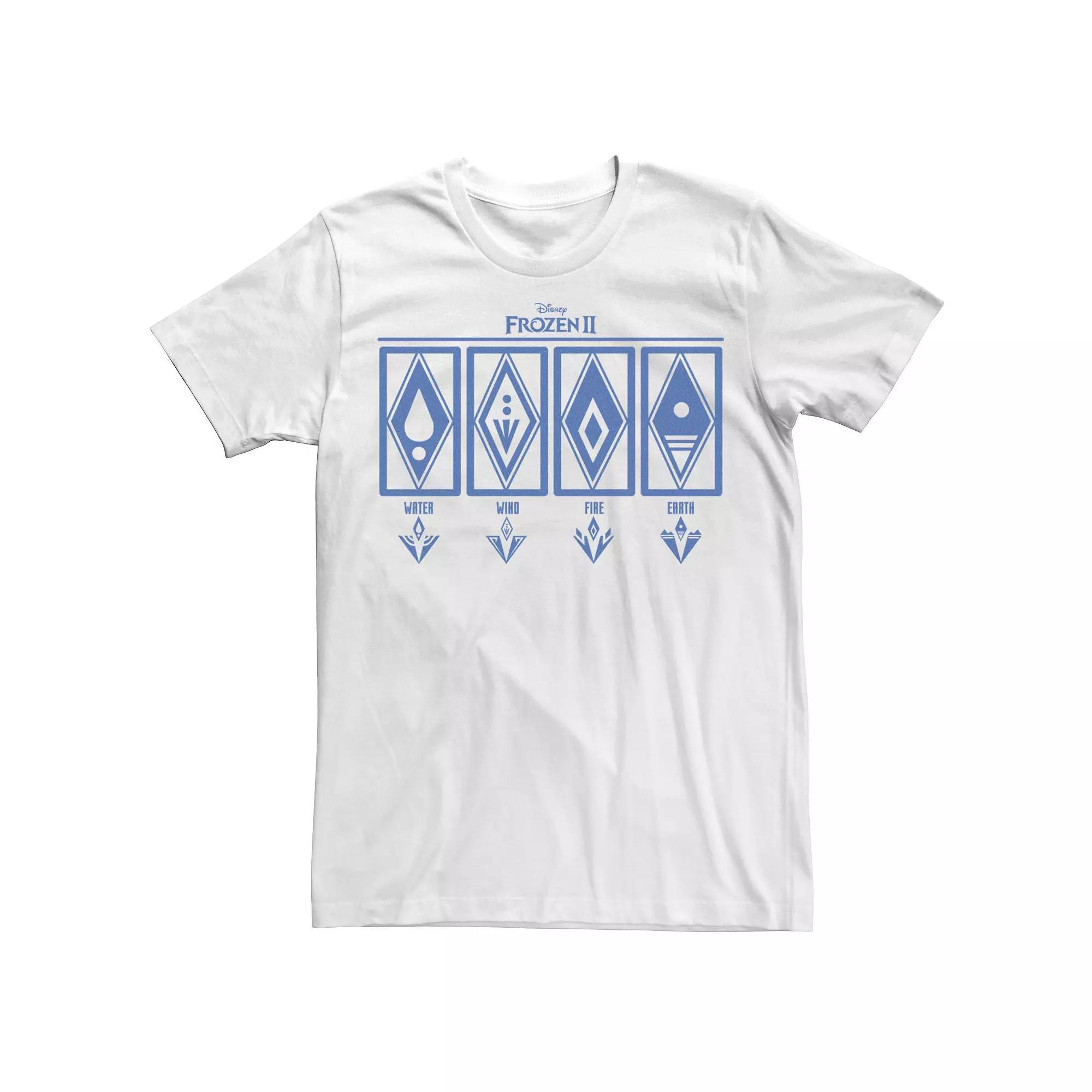 Disney's Frozen 2 Elemental Panels Men's Tee,  Product Image
