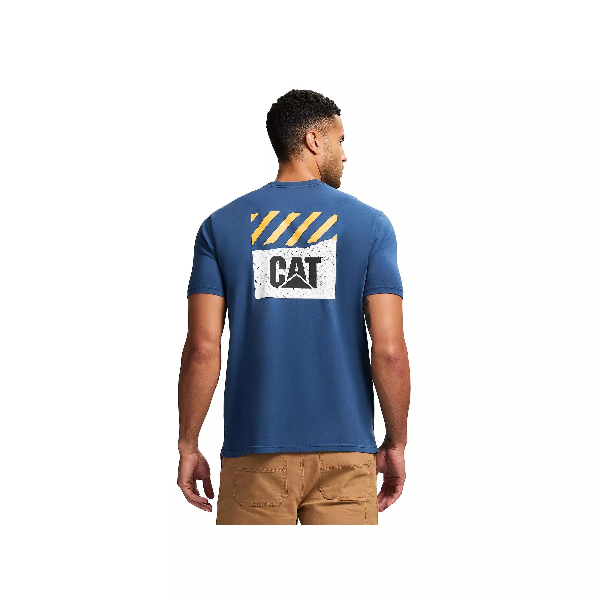 Men's Caterpillar Cat Heavyweight Back Graphic Logo Tee,  Product Image