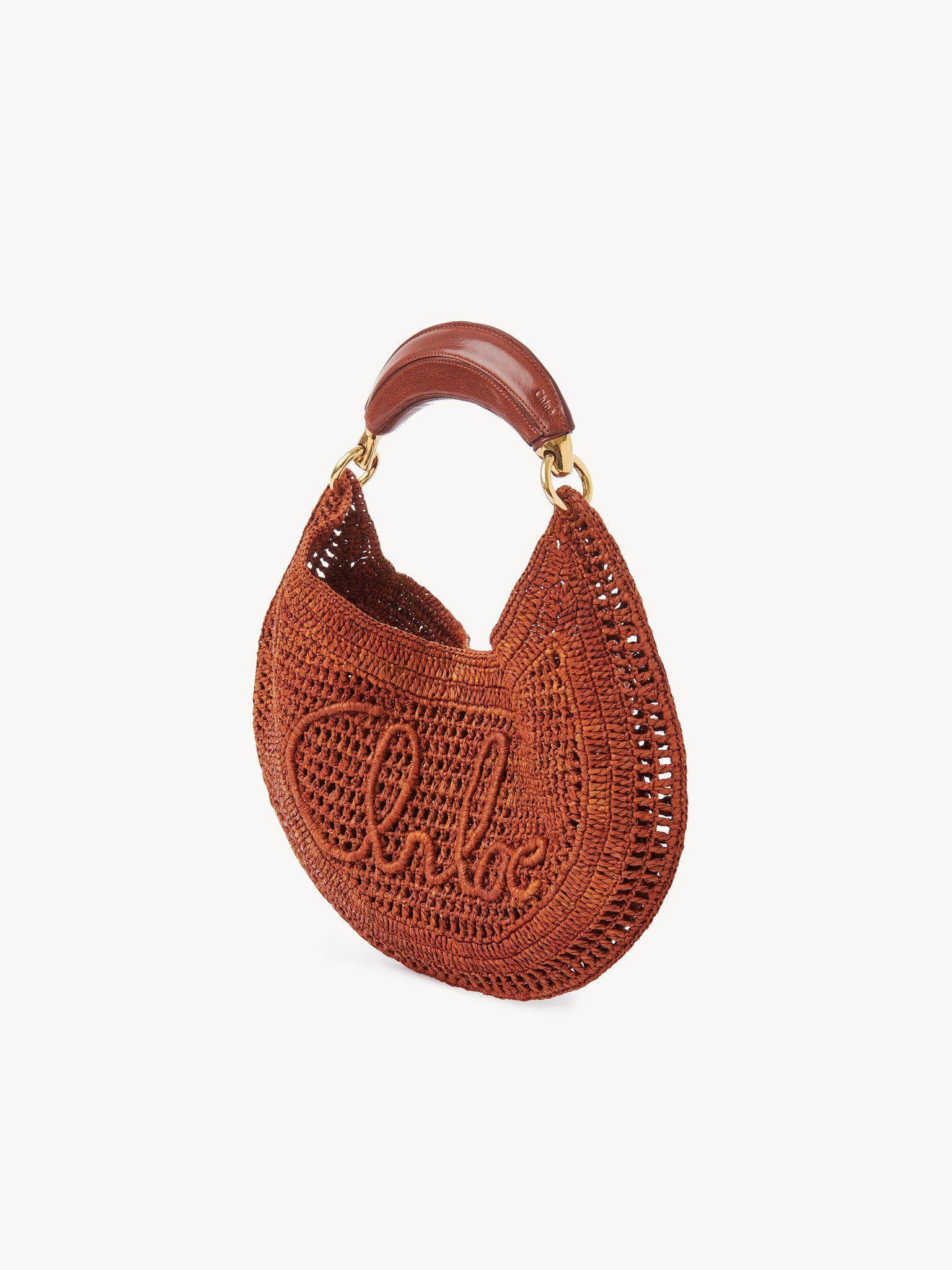 Summer Banana hobo bag in raffia Product Image