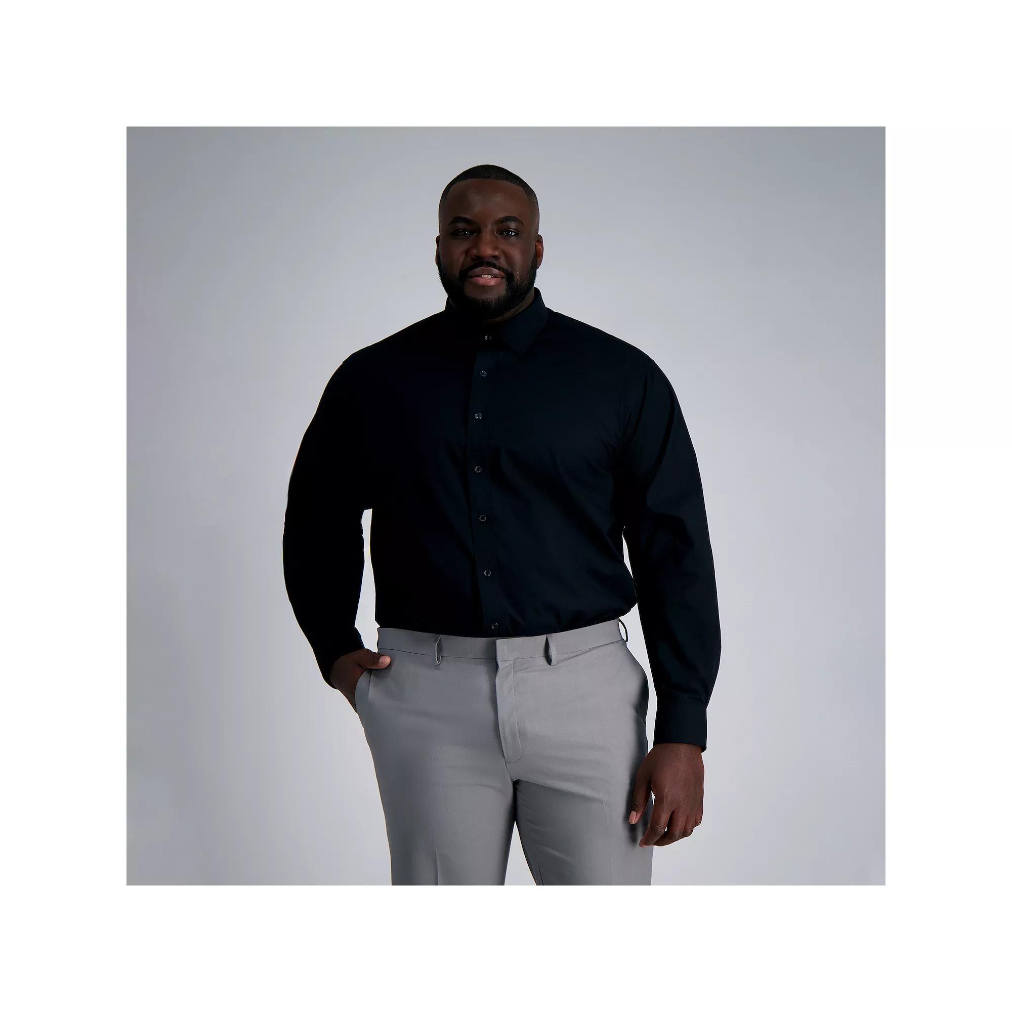 Big & Tall Haggar® Premium Comfort Classic Fit Dress Shirt, Men's,  Product Image