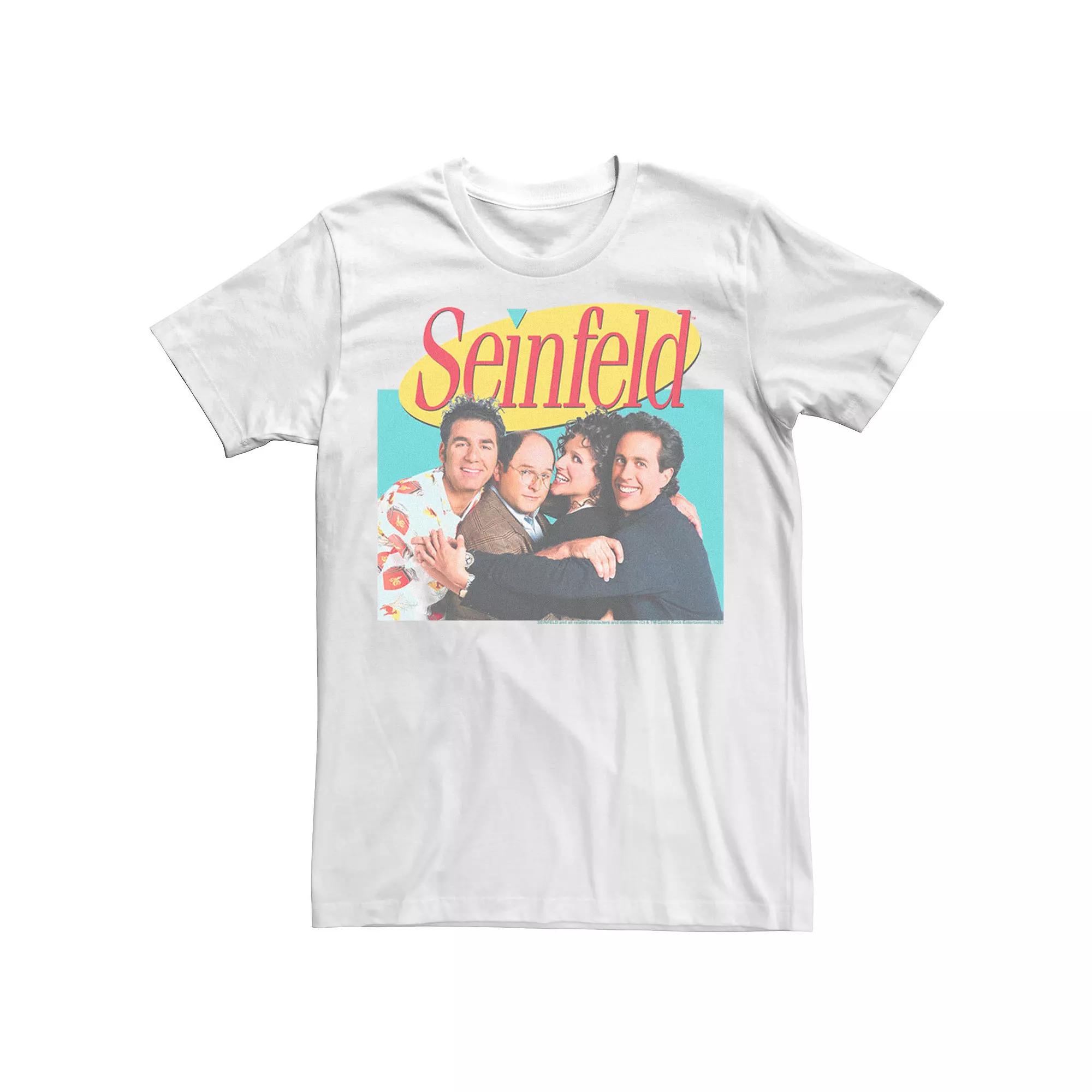 Men's Seinfeld Group Cast Logo Poster Tee,  Product Image