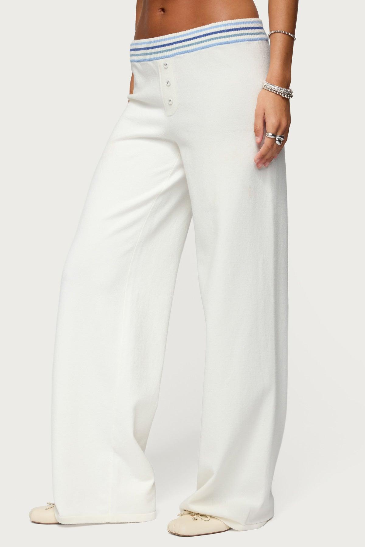 Miya Stripey Knit Pants Product Image