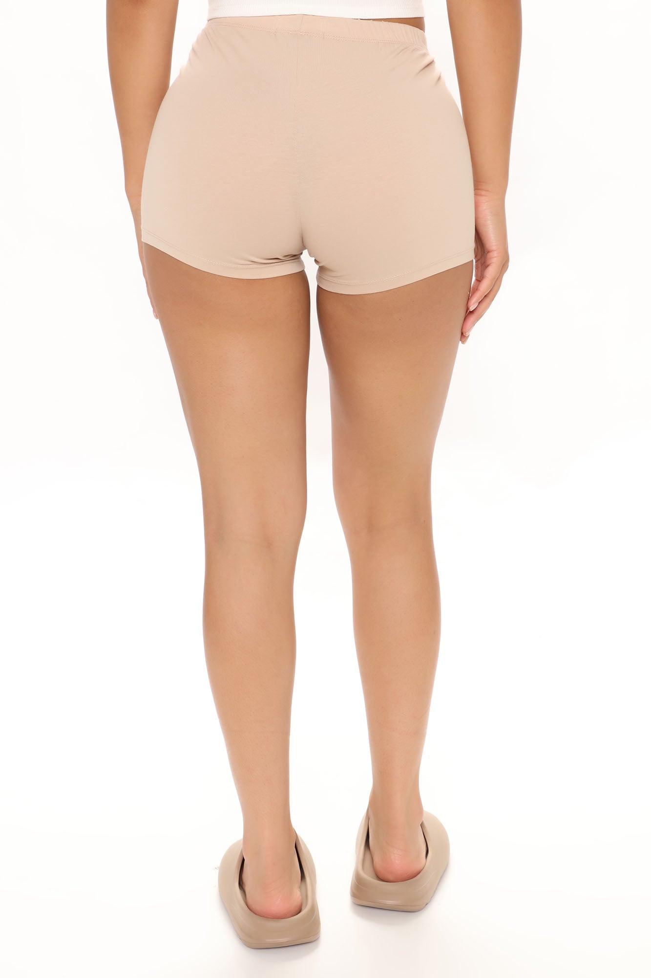 Plain Jane Mini Shorts - Taupe Product Image