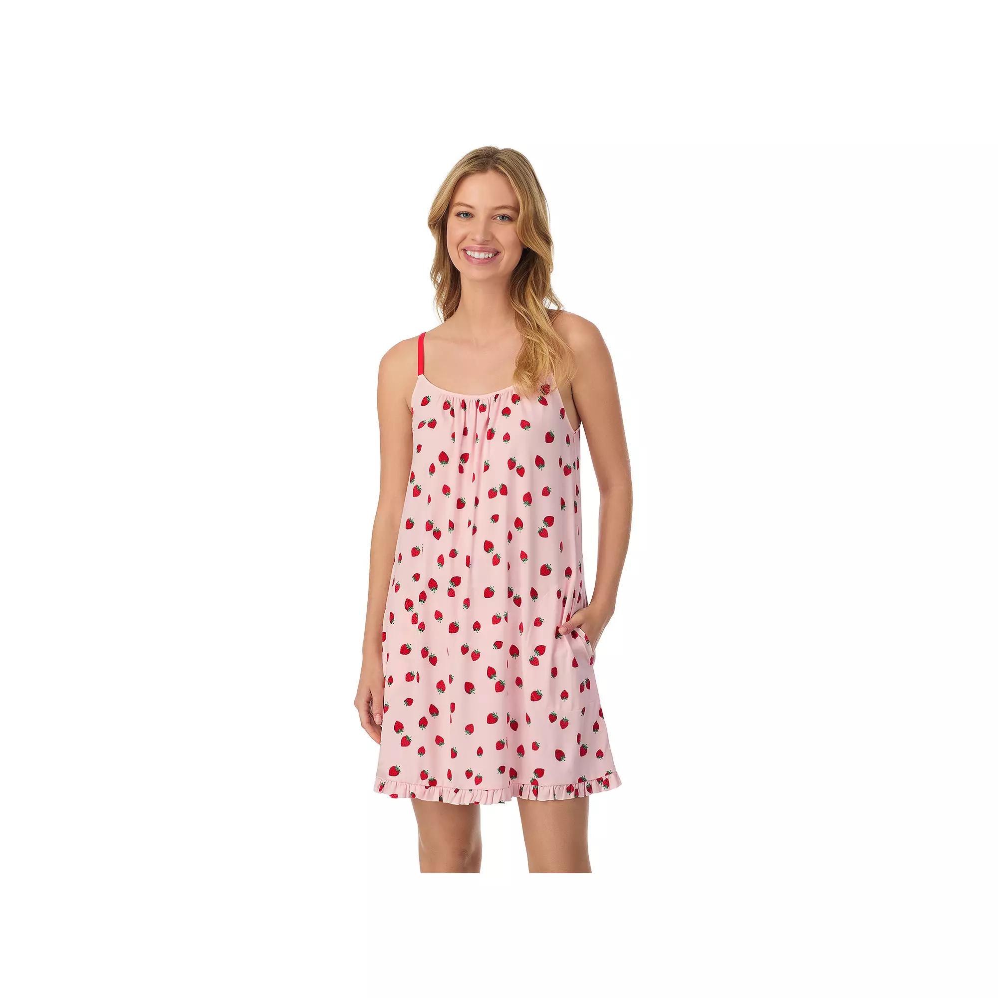 Women's Beauty Sleep Social Shirred Chemise,  Product Image