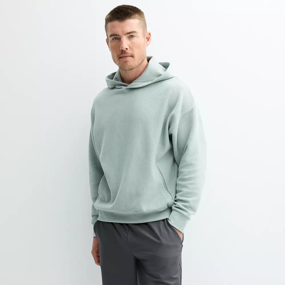 Men's FLX Ribbed Texture Hoodie, Size: XXL, Limestone Product Image