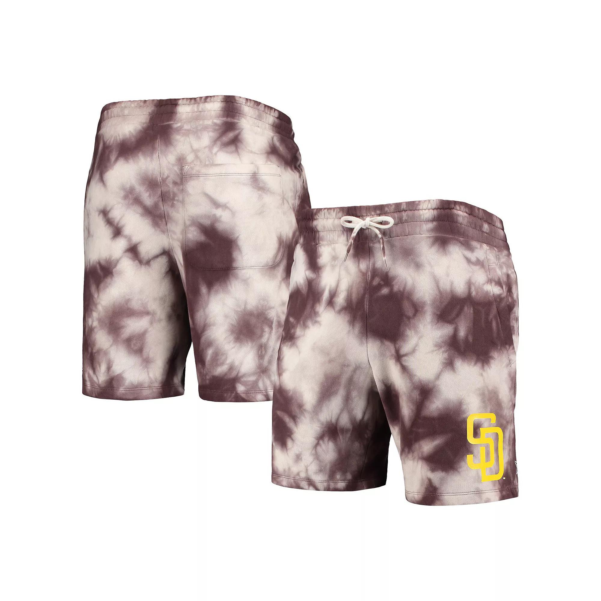 Men's New Era Brown San Diego Padres Team Dye Shorts, Size: Large Product Image