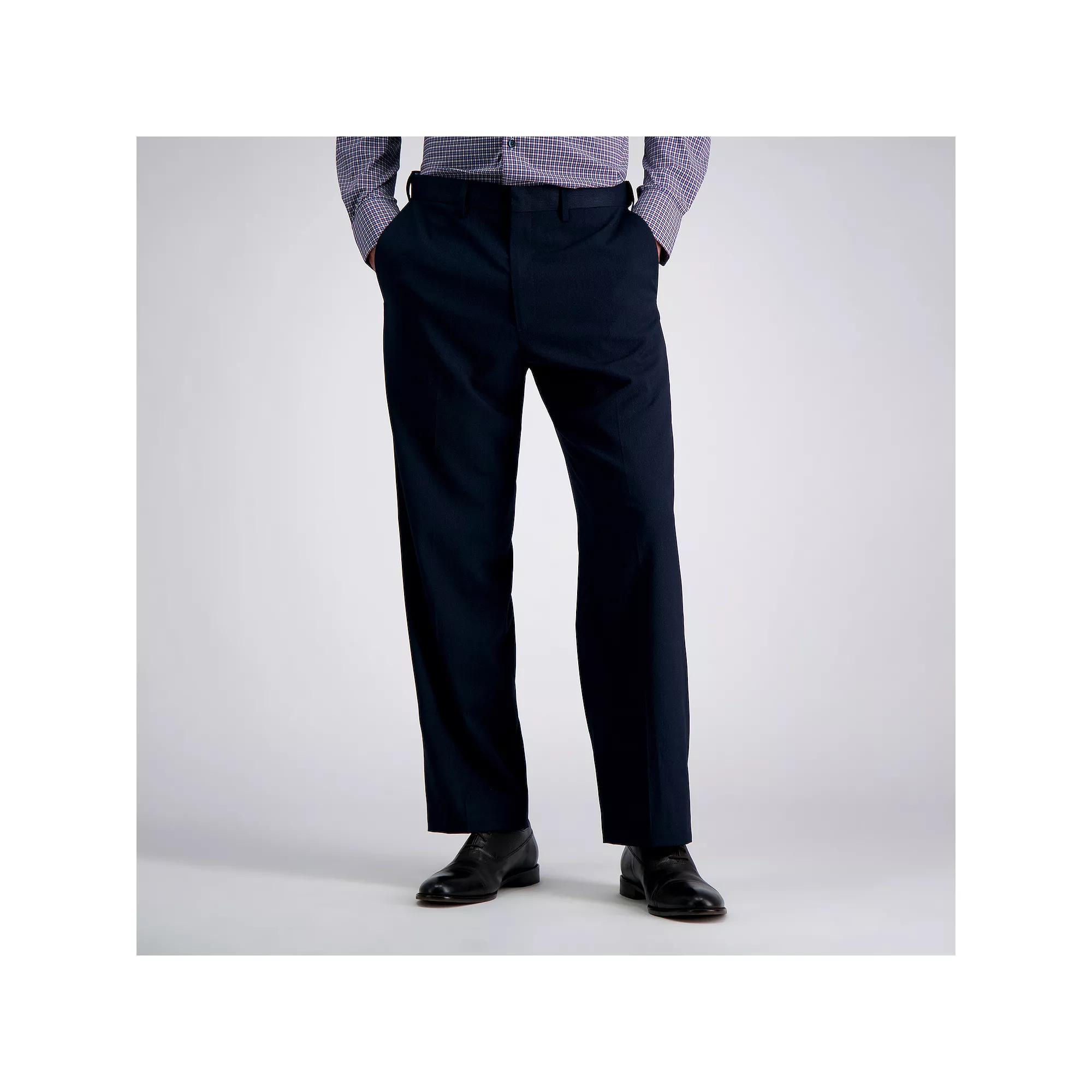 Men's Haggar® Premium Classic-Fit Flat-Front Stretch Suit Pants,  Product Image