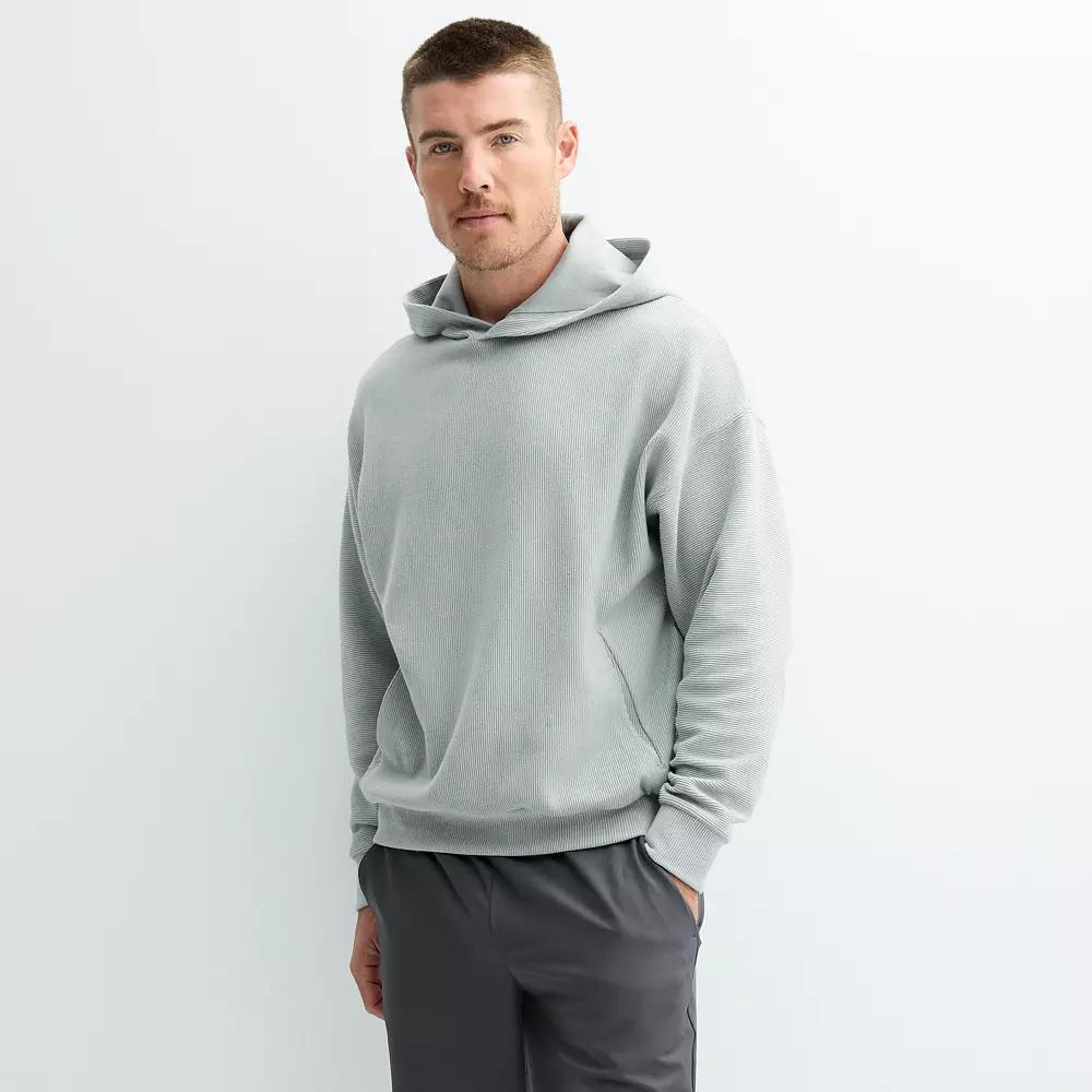 Men's FLX Ribbed Texture Hoodie, Size: XXL, Limestone Product Image