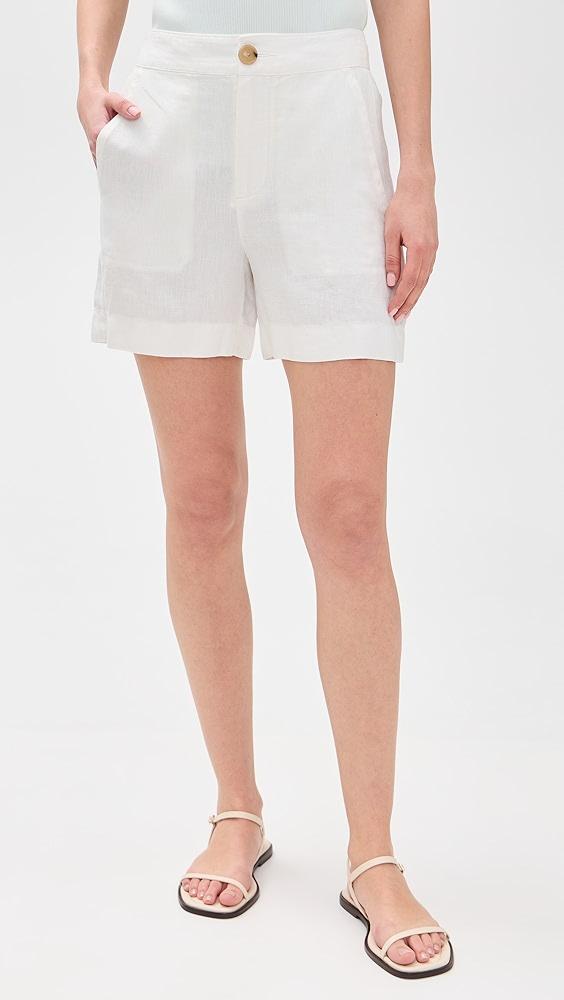 Vince Mid Rise Hemp Shorts | Shopbop Product Image