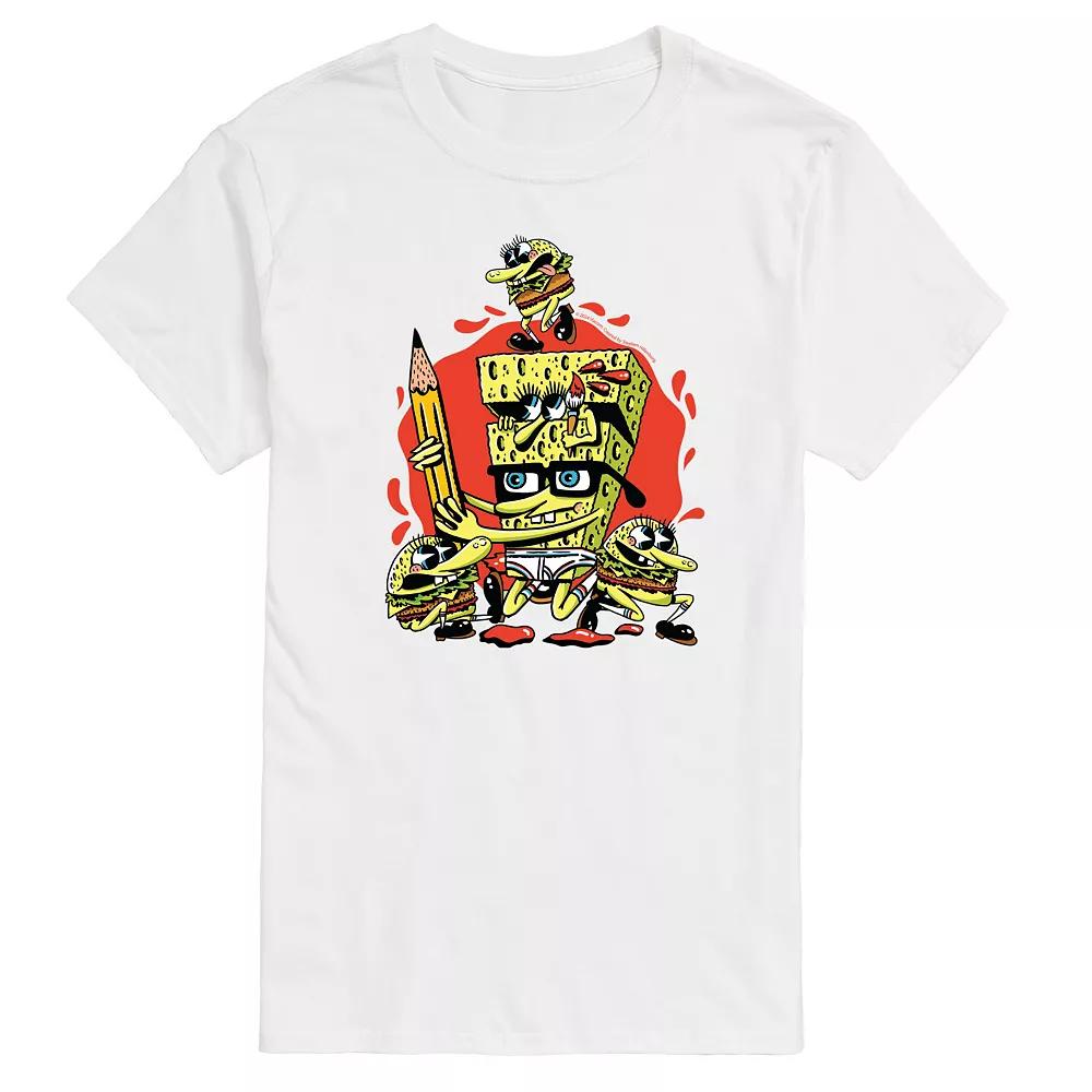 Men's SpongeBob SquarePants Graphic Tee,  Product Image
