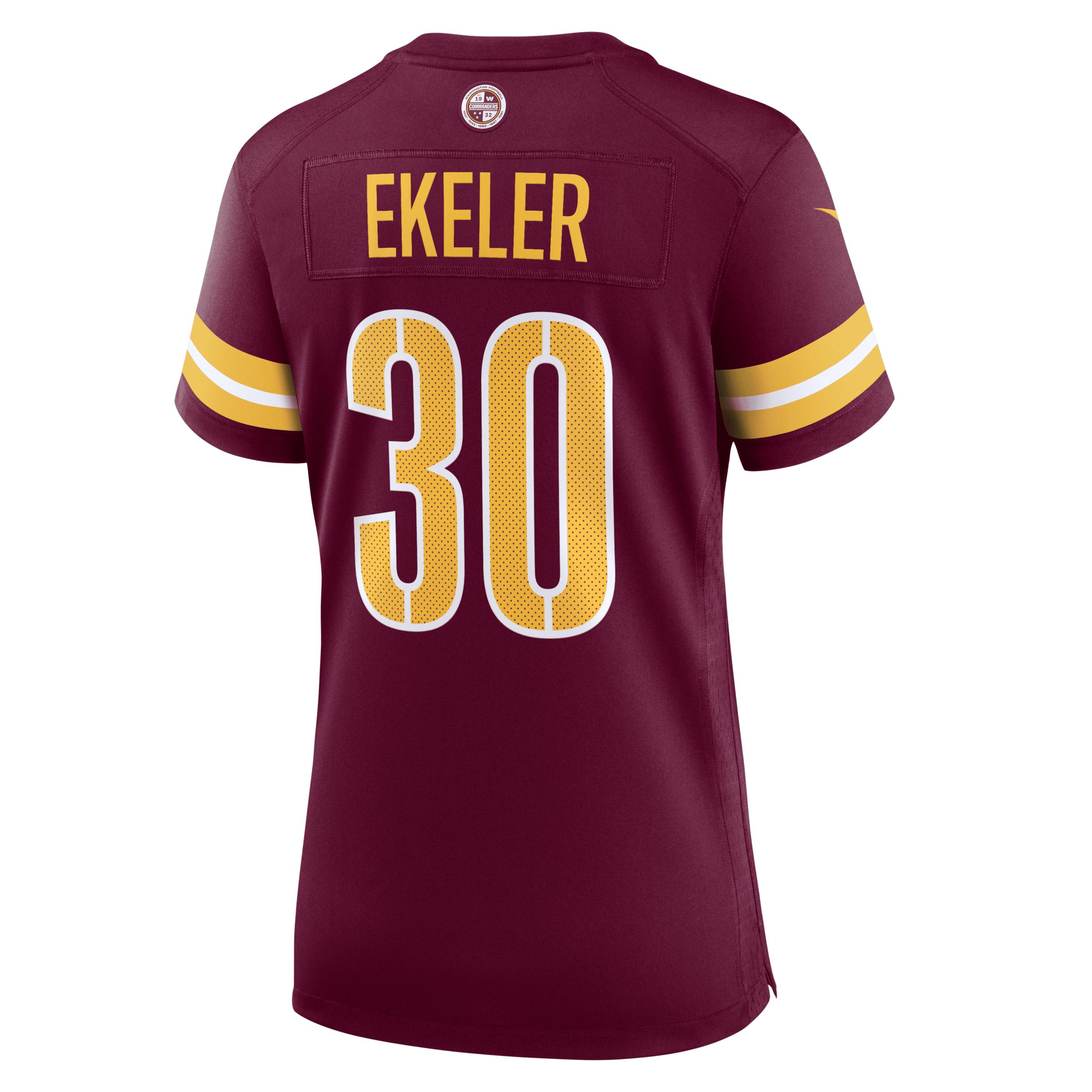 Austin Ekeler Washington Commanders Nike Women's NFL Game Football Jersey Product Image