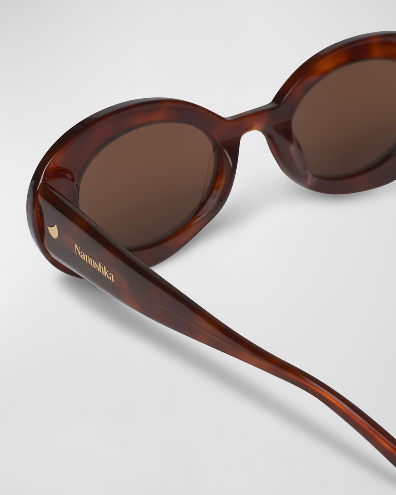 Giva Oval Acetate Sunglasses Product Image