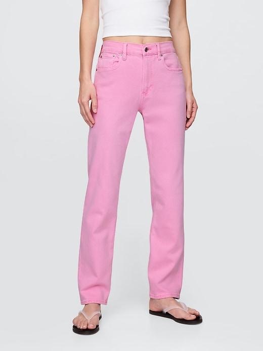 High Rise '90s Straight Jeans Product Image