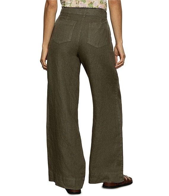 Sanctuary The Linen Marine Wide Leg Pants Product Image