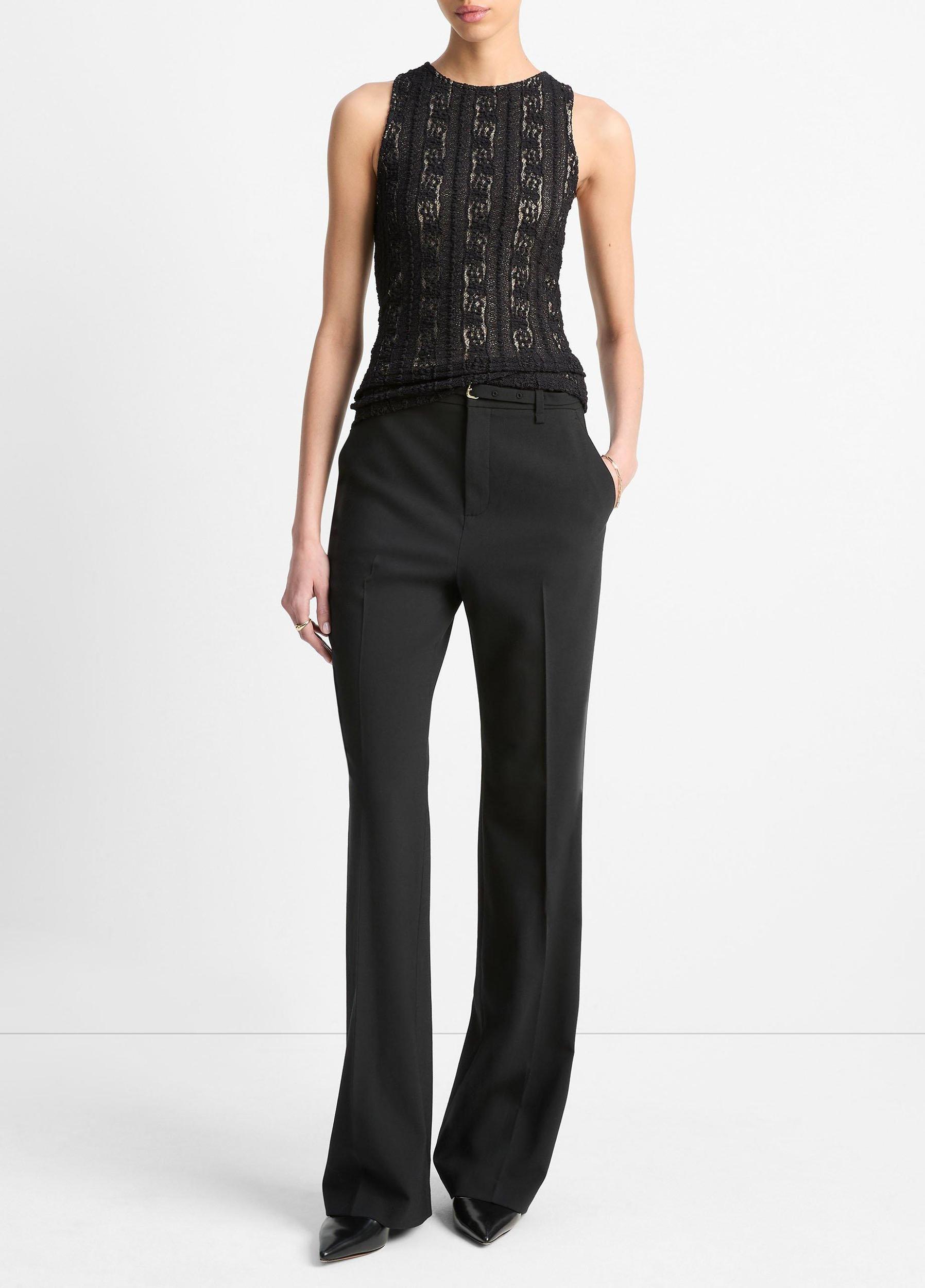 Smocked Lace Shell Product Image