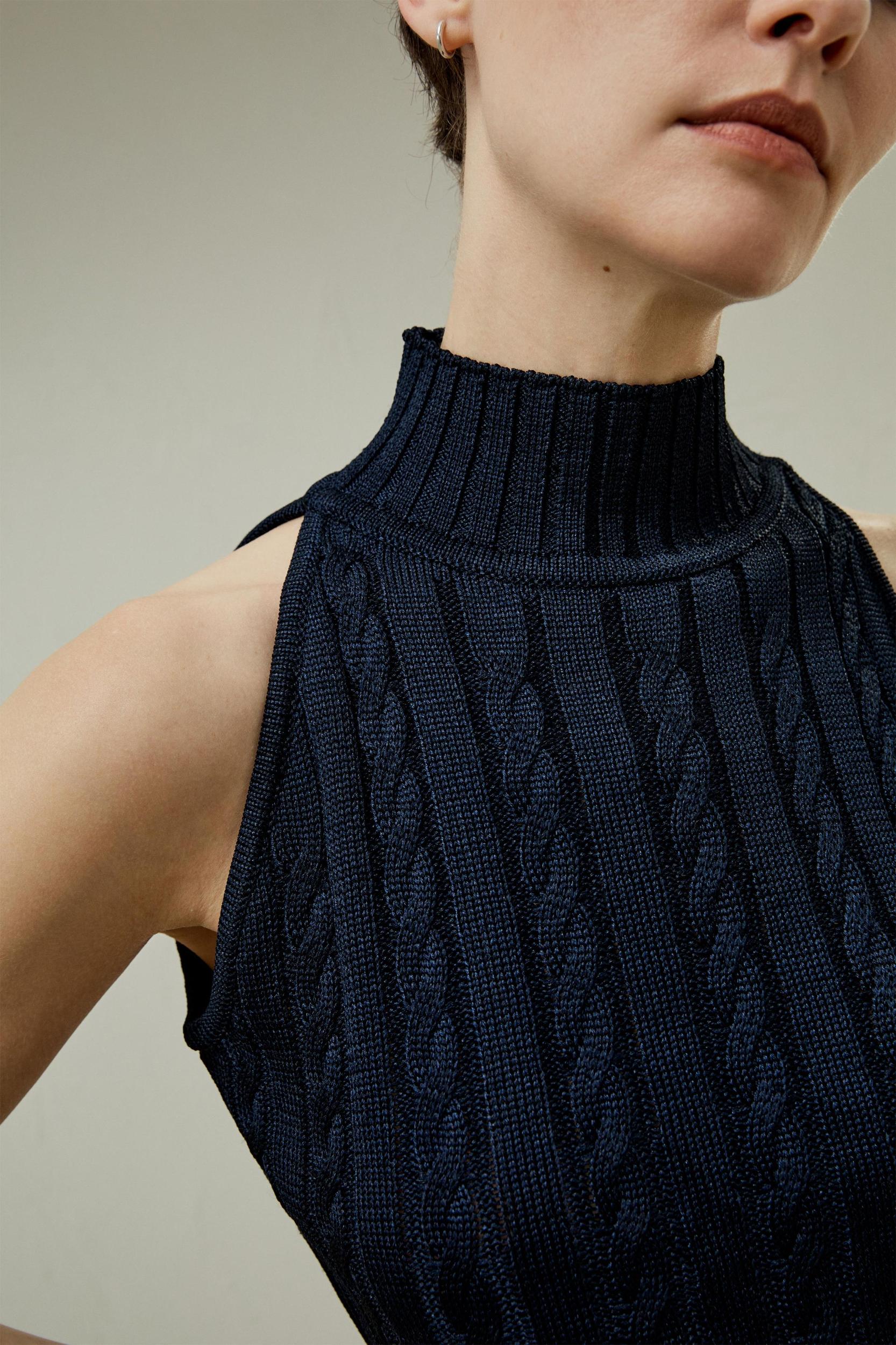 Wild Silk Sleeveless Sweater Product Image
