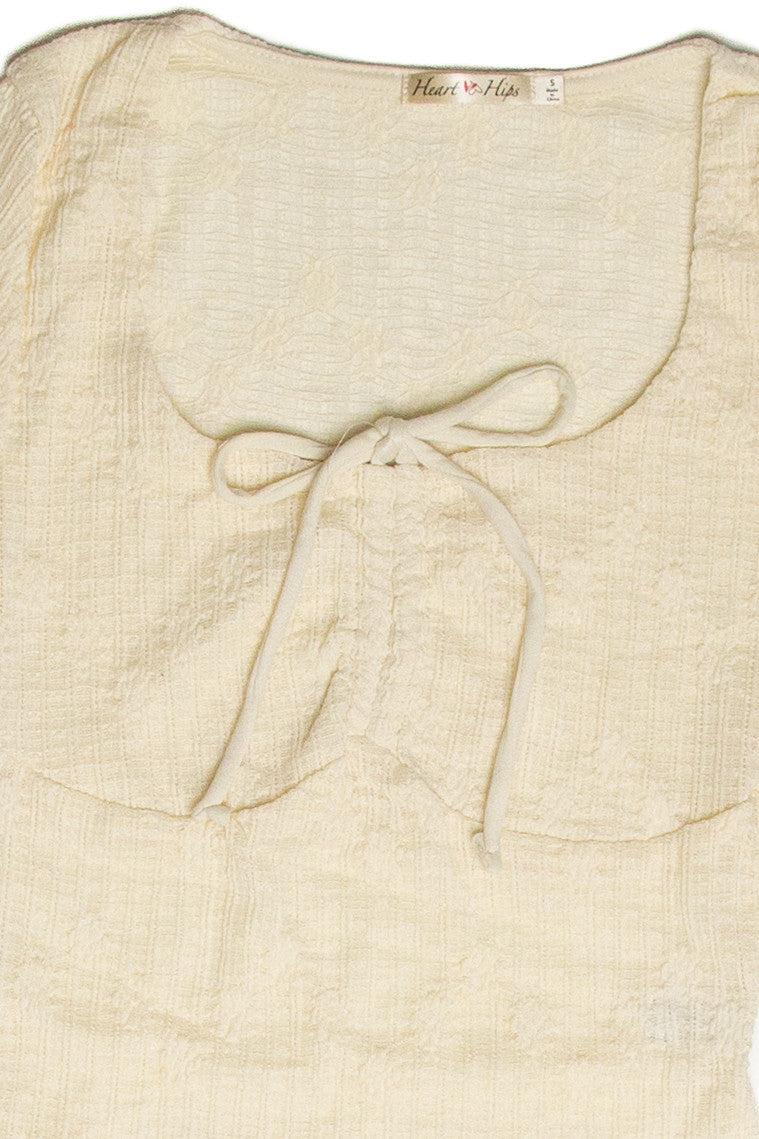 Front Tie Lace Top Product Image