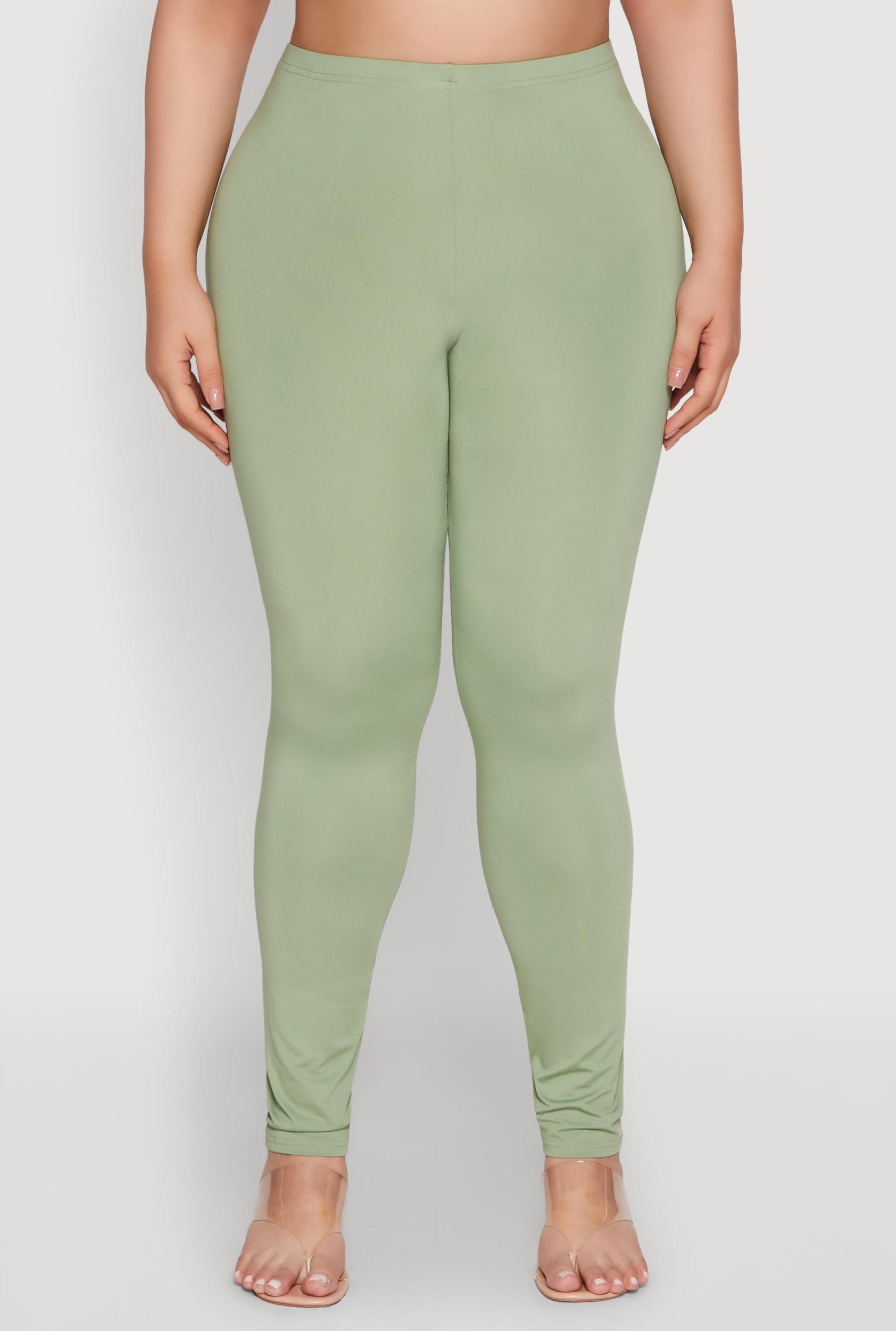 Plus Size Daisy High Waist Leggings Female Product Image