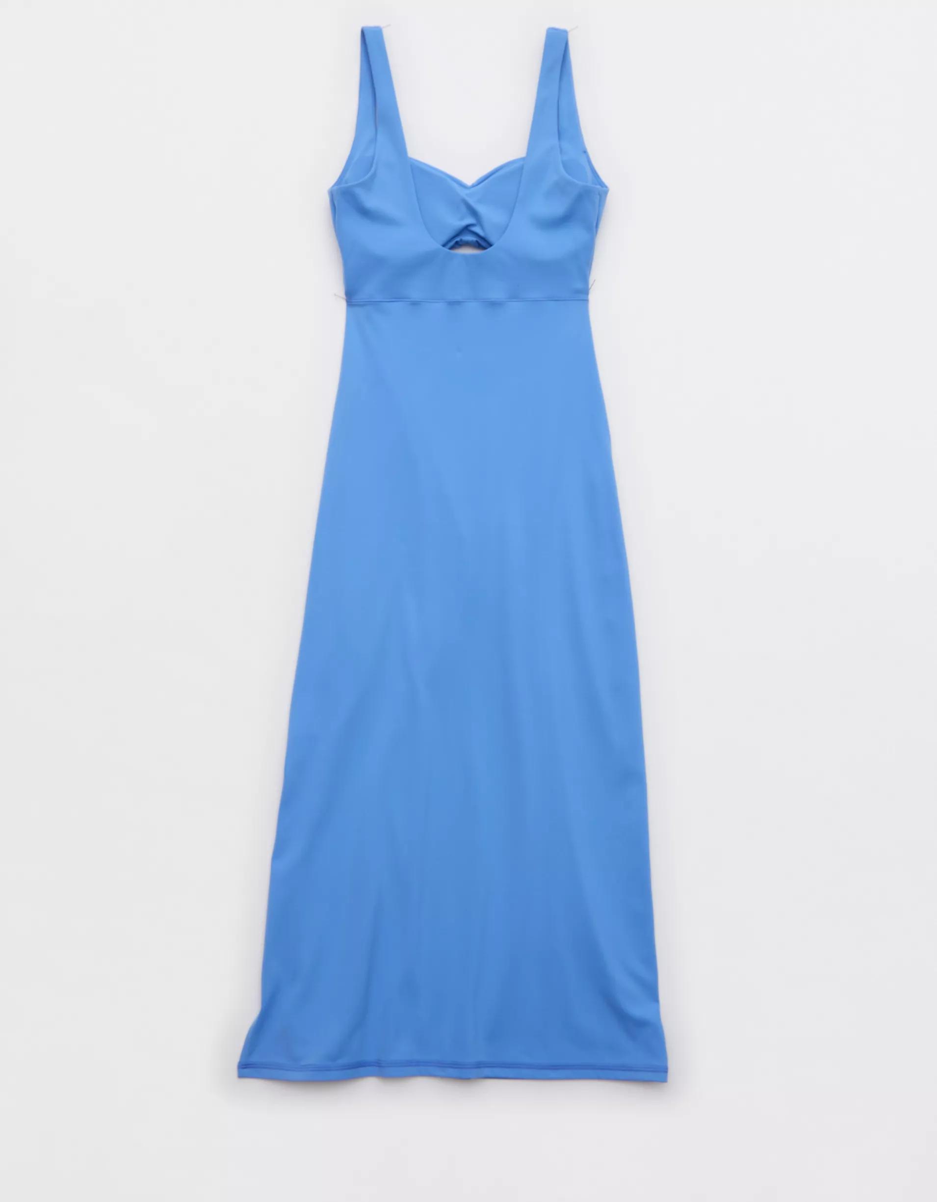 OFFLINE By Aerie Real Me XTRA Night Out Keyhole Midi Dress Product Image