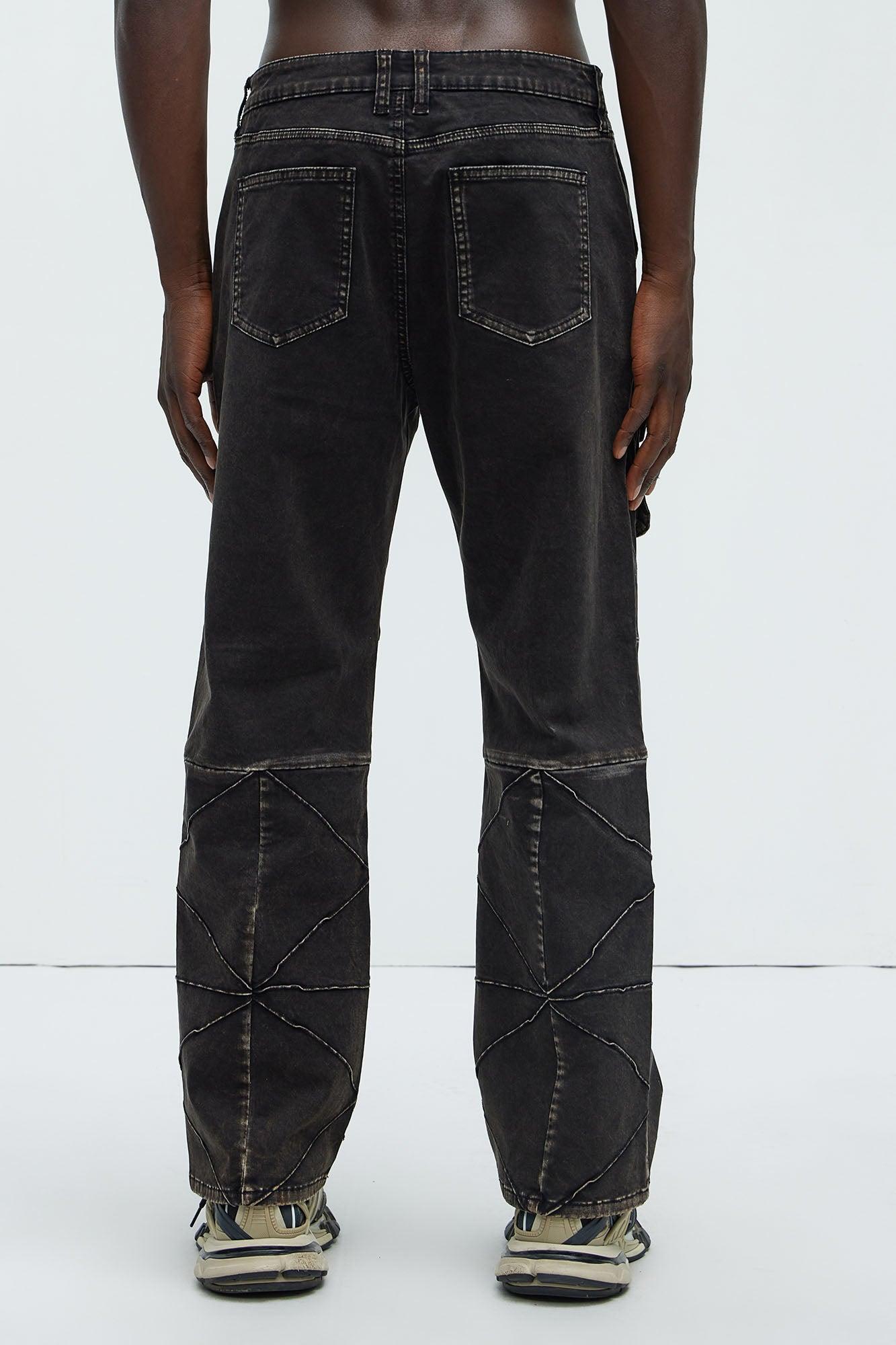 Go Time Straight Cargo Jeans - Black Product Image