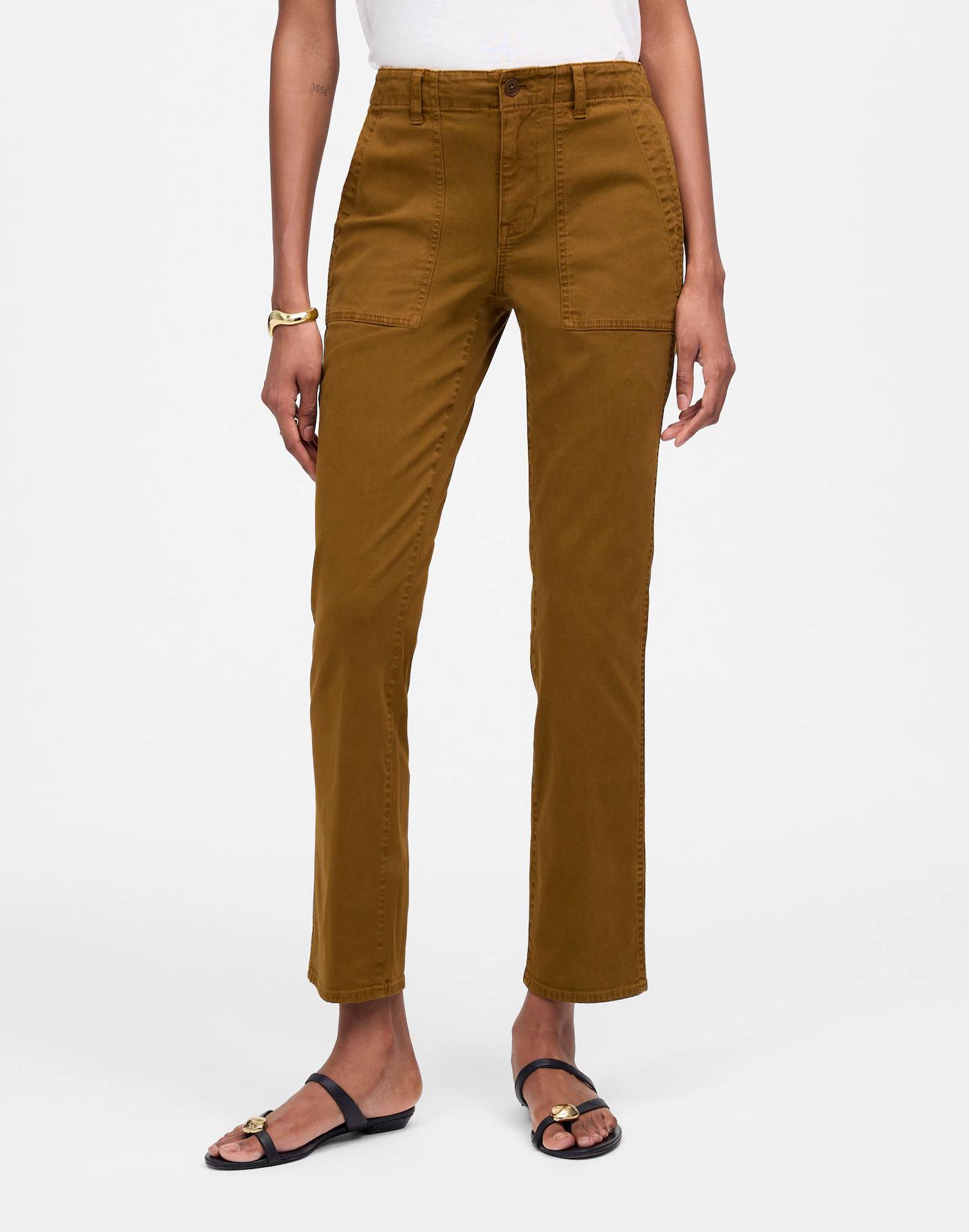 The Slim Straight Utility Pant in Garment Dye Product Image