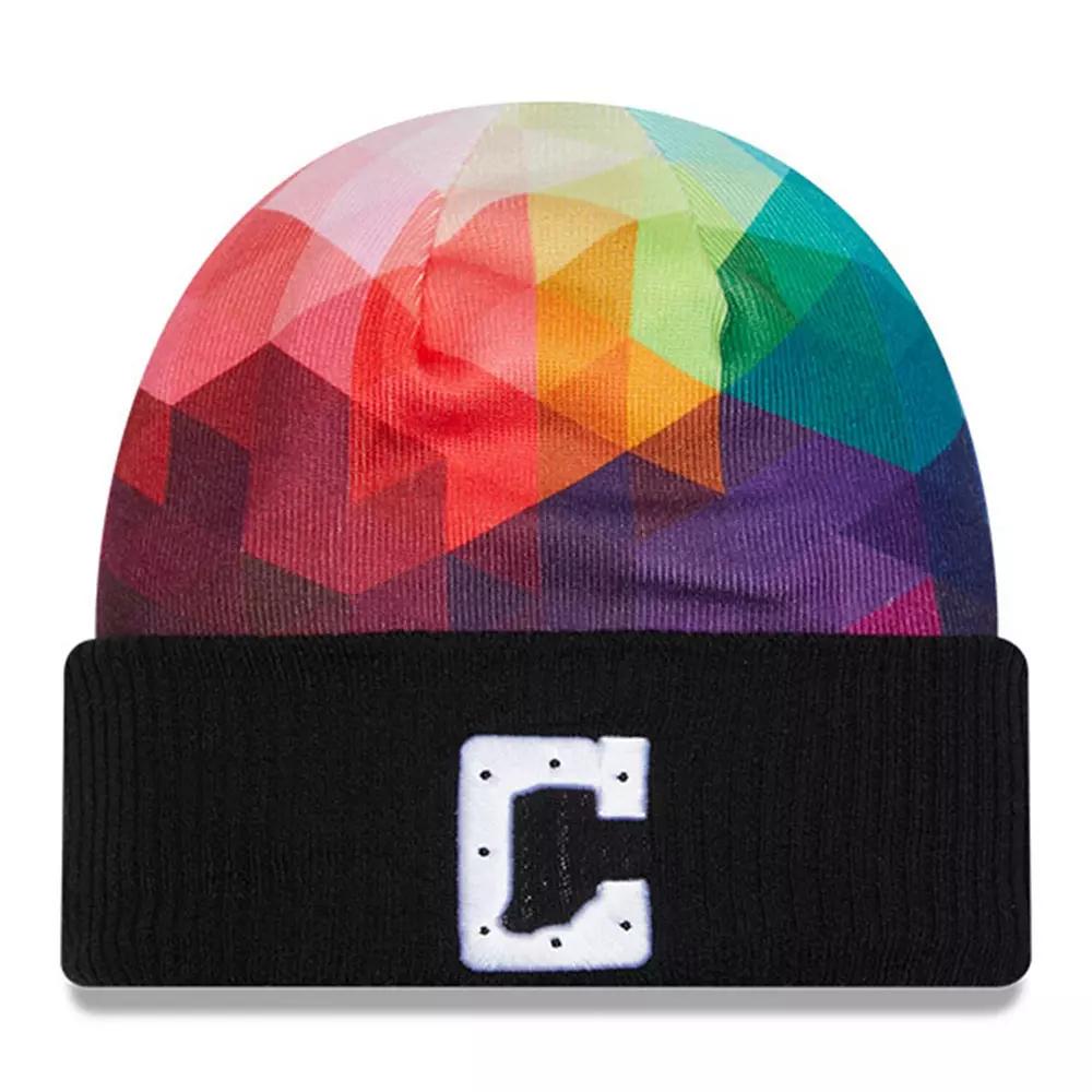 Men's New Era  Black Indianapolis Colts 2023 NFL Crucial Catch Cuffed Knit Hat Product Image