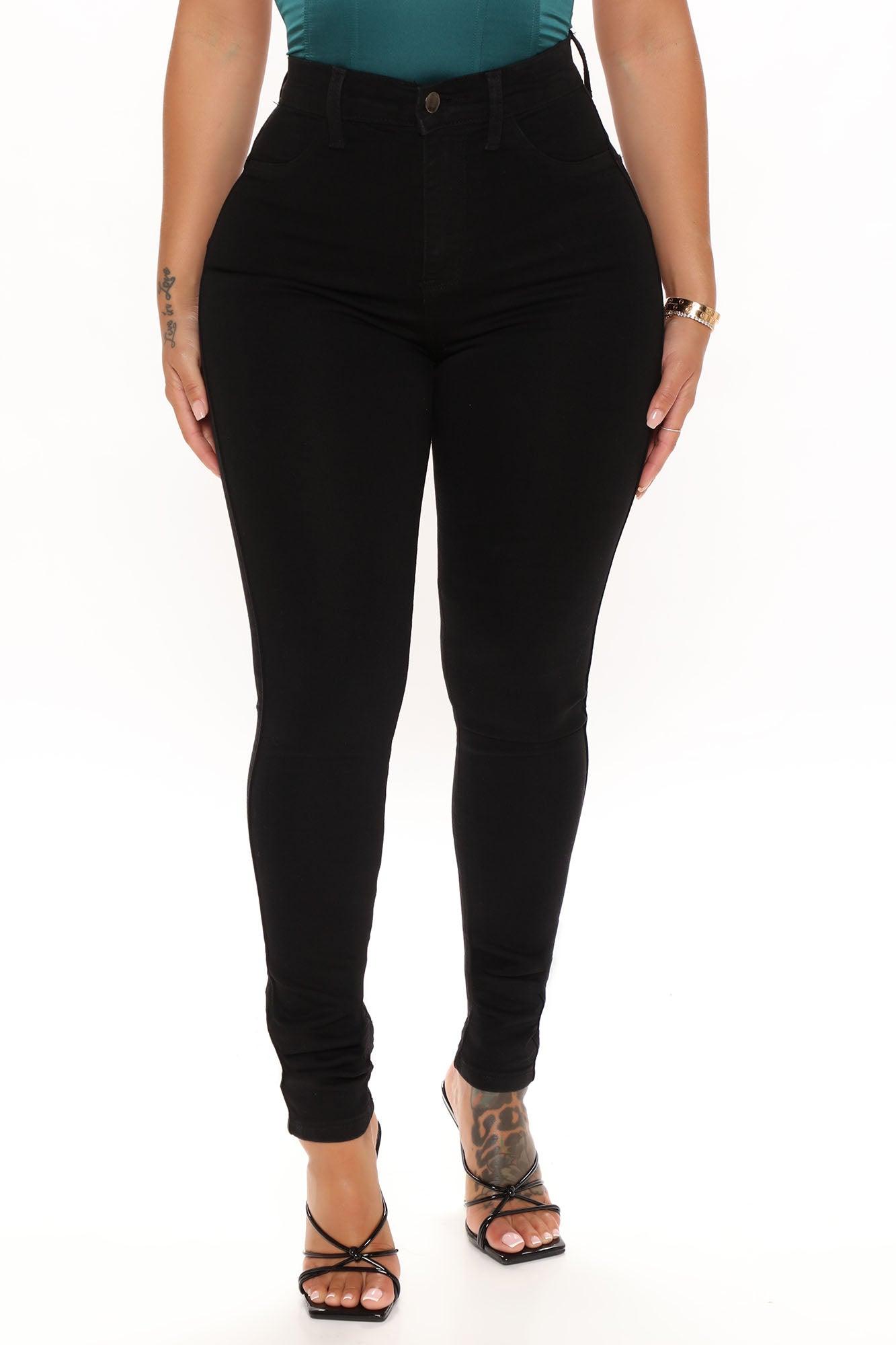Classic Beauty Booty Lifter Skinny Jeans - Black Product Image