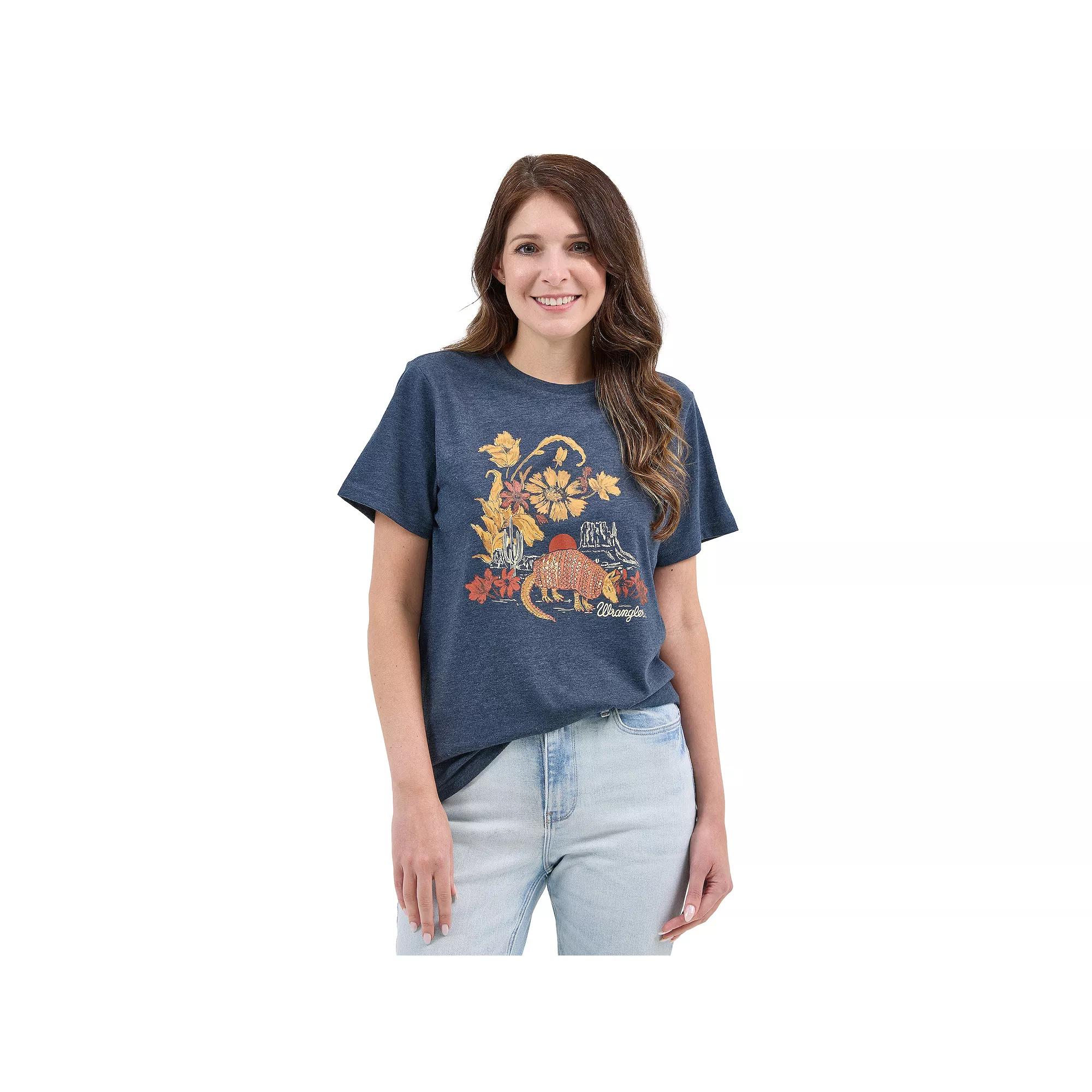 Women's Wrangler Graphic Tee, Size: Small, Armadillo Product Image