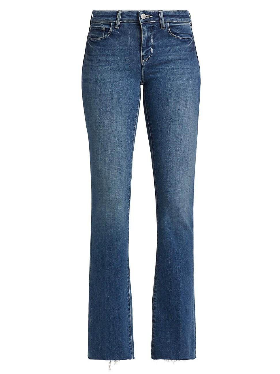 Womens Sneeki Low-Rise Straight-Leg Jeans Product Image