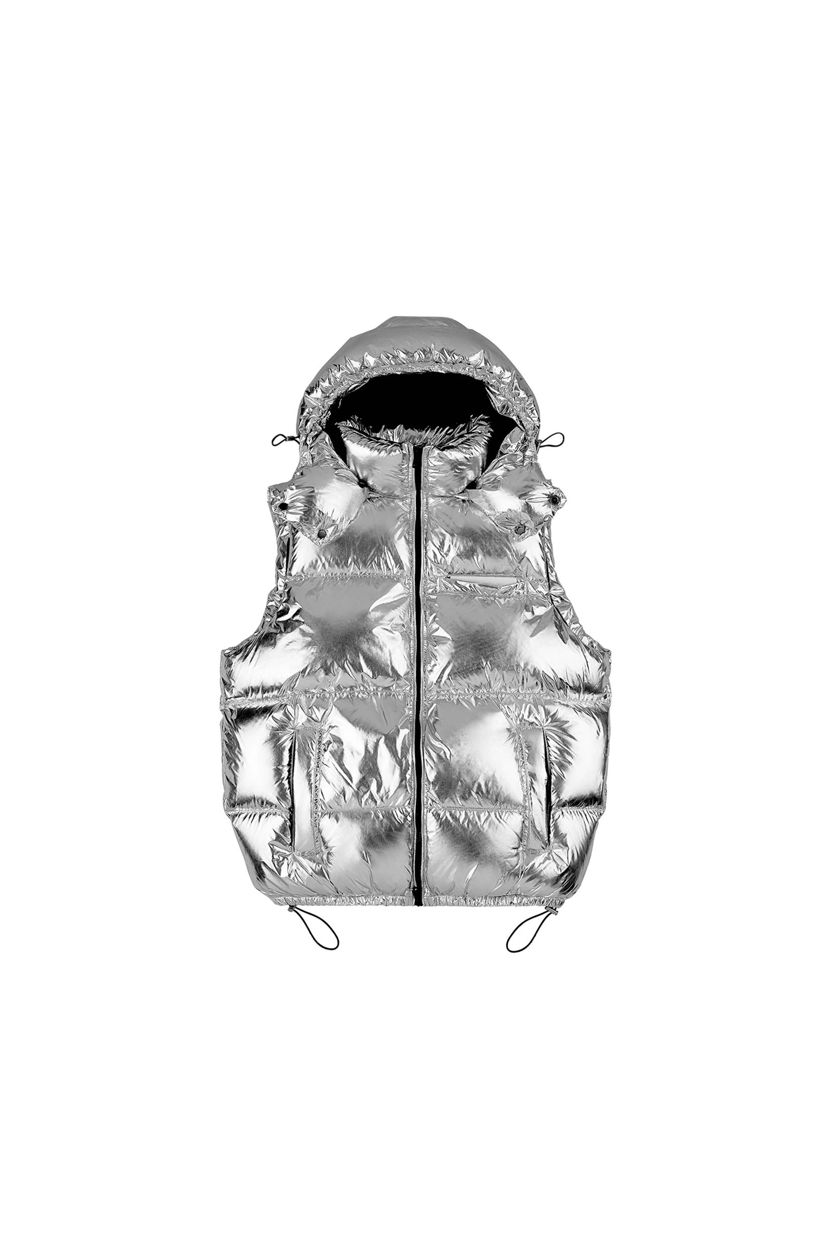 Wordmark Puffer Vest Male Product Image