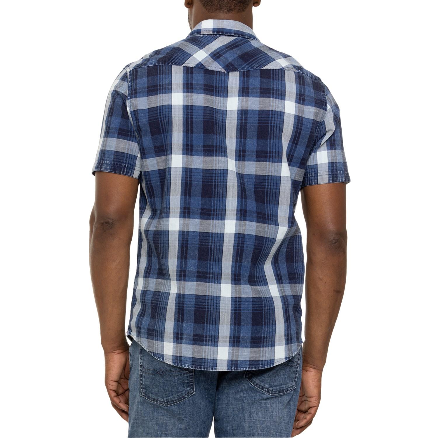 FLAG & ANTHEM Dandridge Vintage Wash Western Shirt - Snap Front, Short Sleeve Product Image