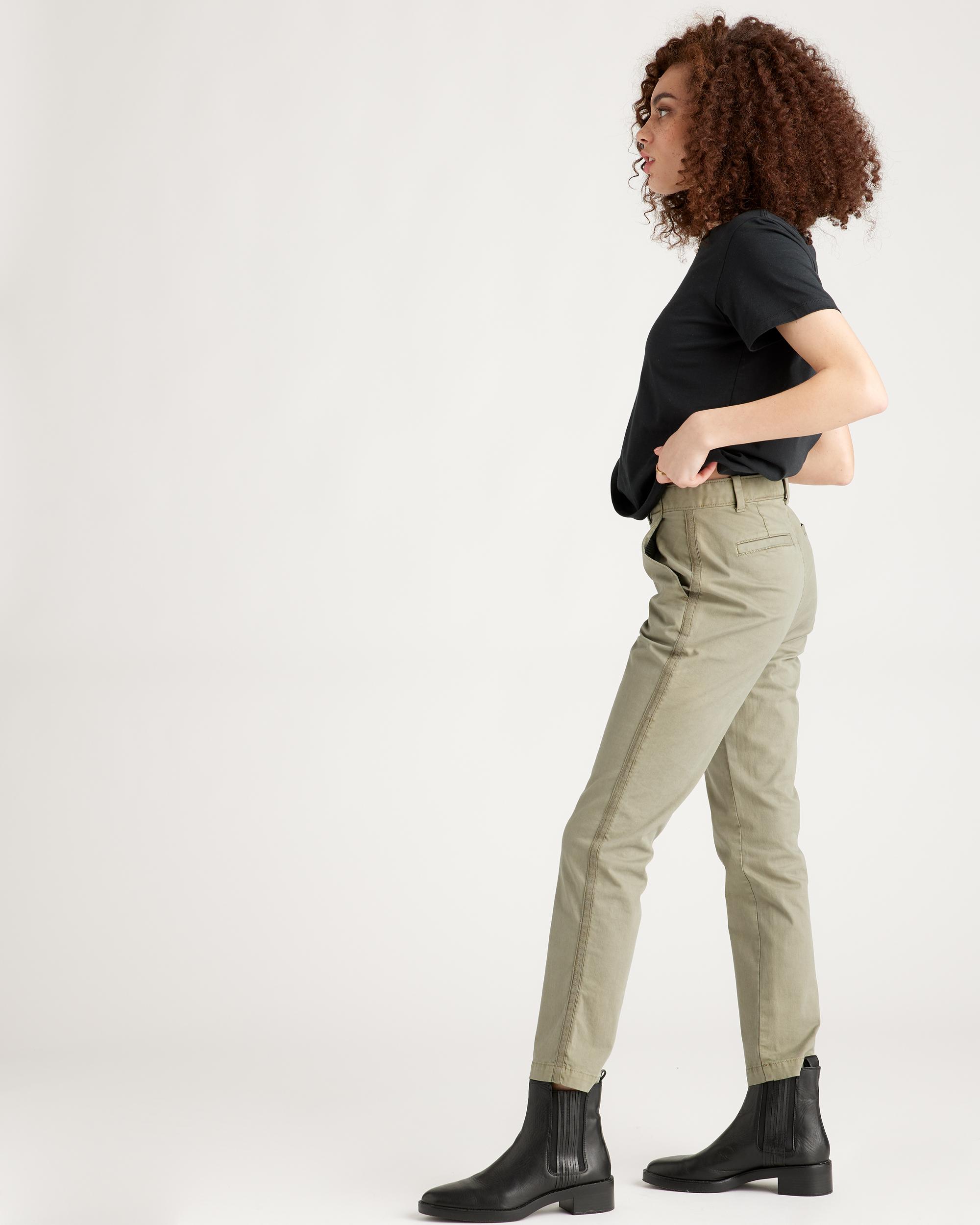 Quince | Women's Stretch Cotton Twill Girlfriend Chino Pants Product Image