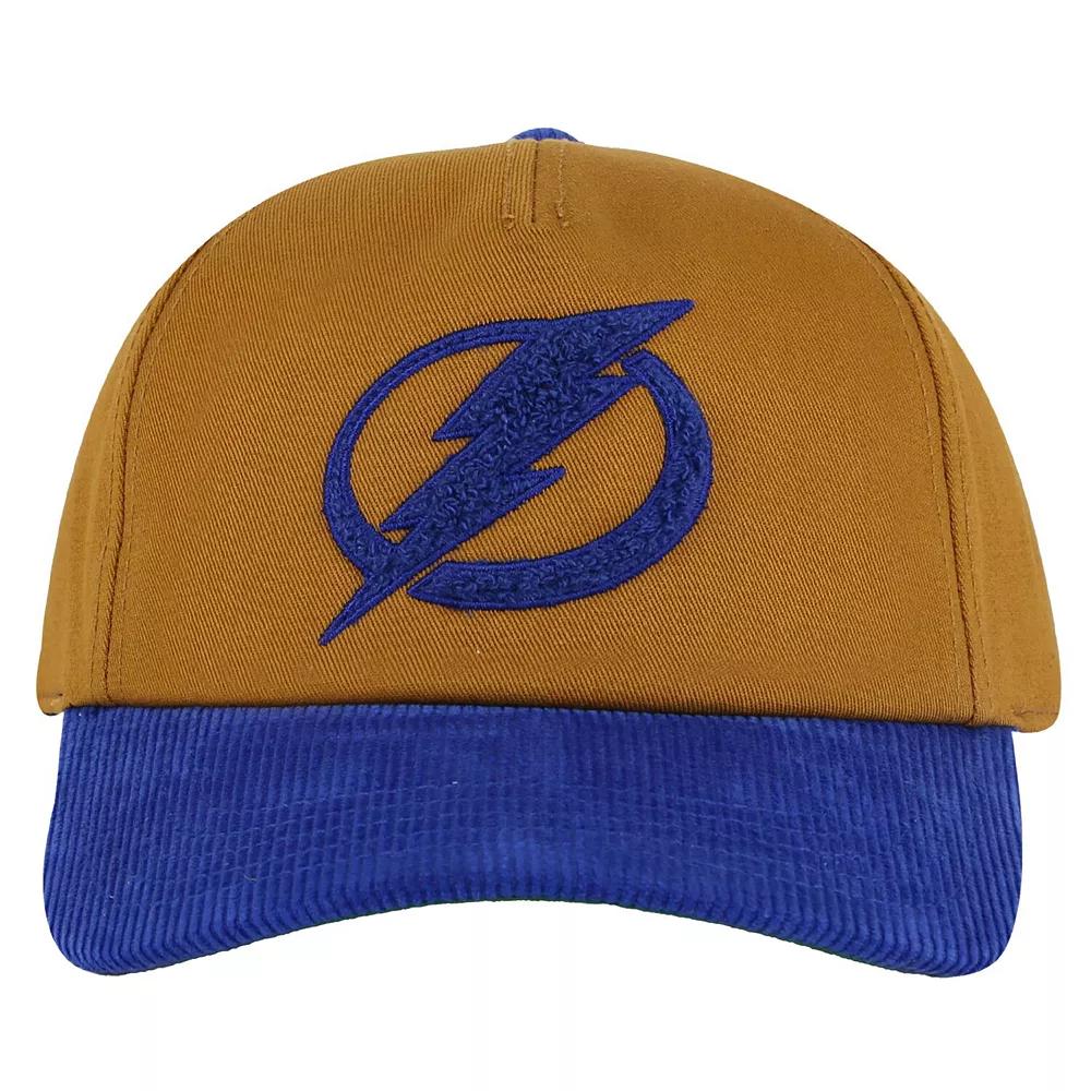 Men's American Needle  Tan/Blue Tampa Bay Lightning Burnett Adjustable Hat, Lgh Team Product Image