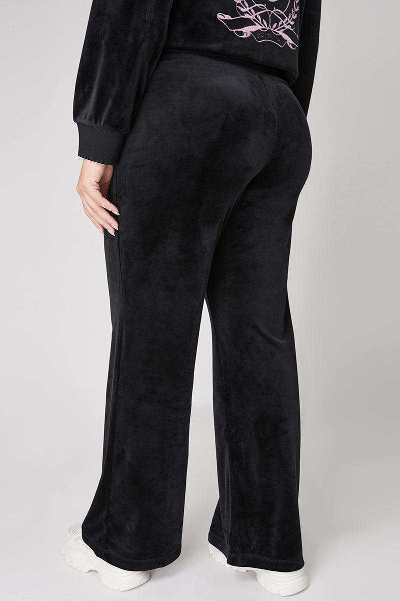 Plus-Size Wide Leg Track Pants Product Image