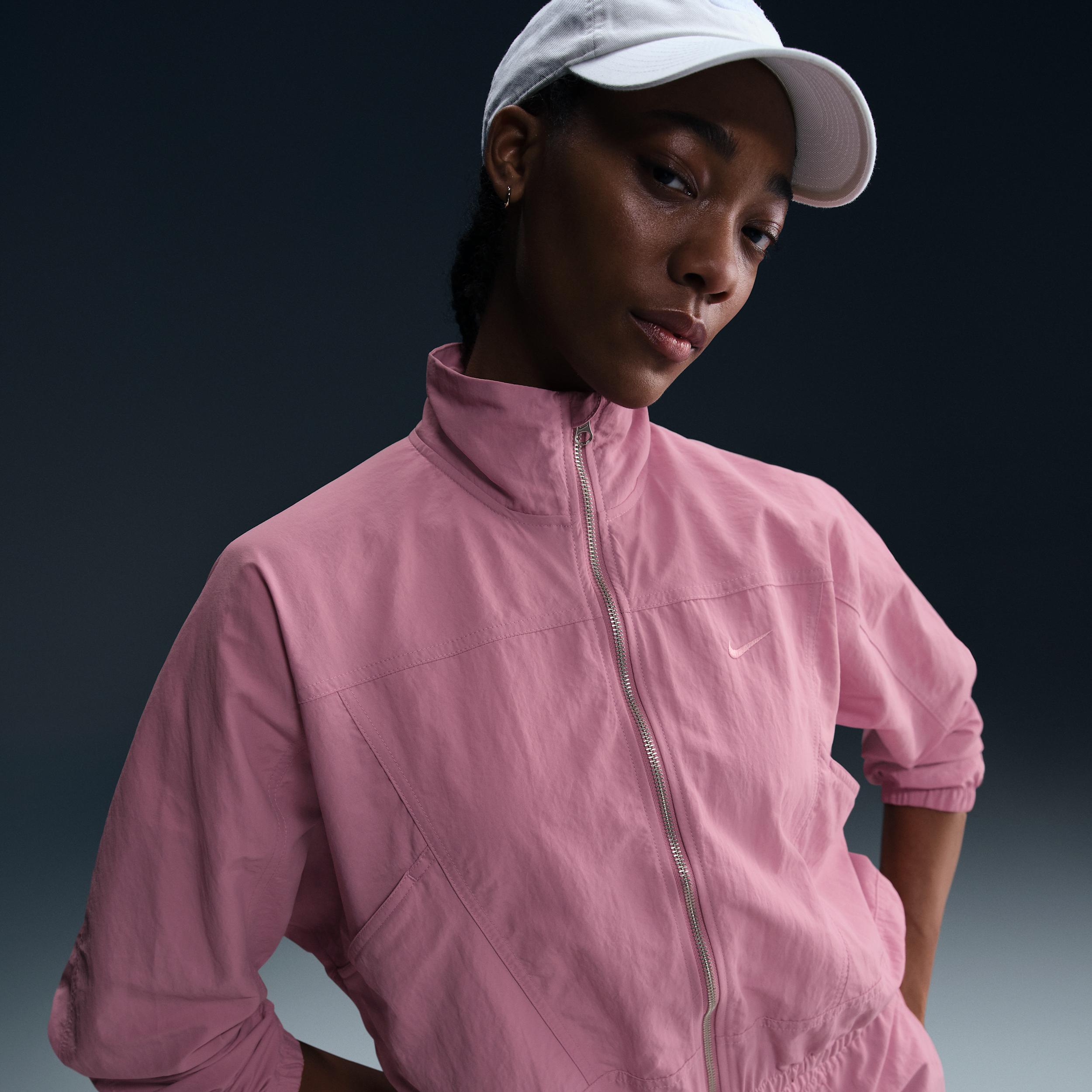 Womens Nike Sportswear Everything Wovens Oversized Repel UV Protection Jacket | HJ0999-010 Product Image