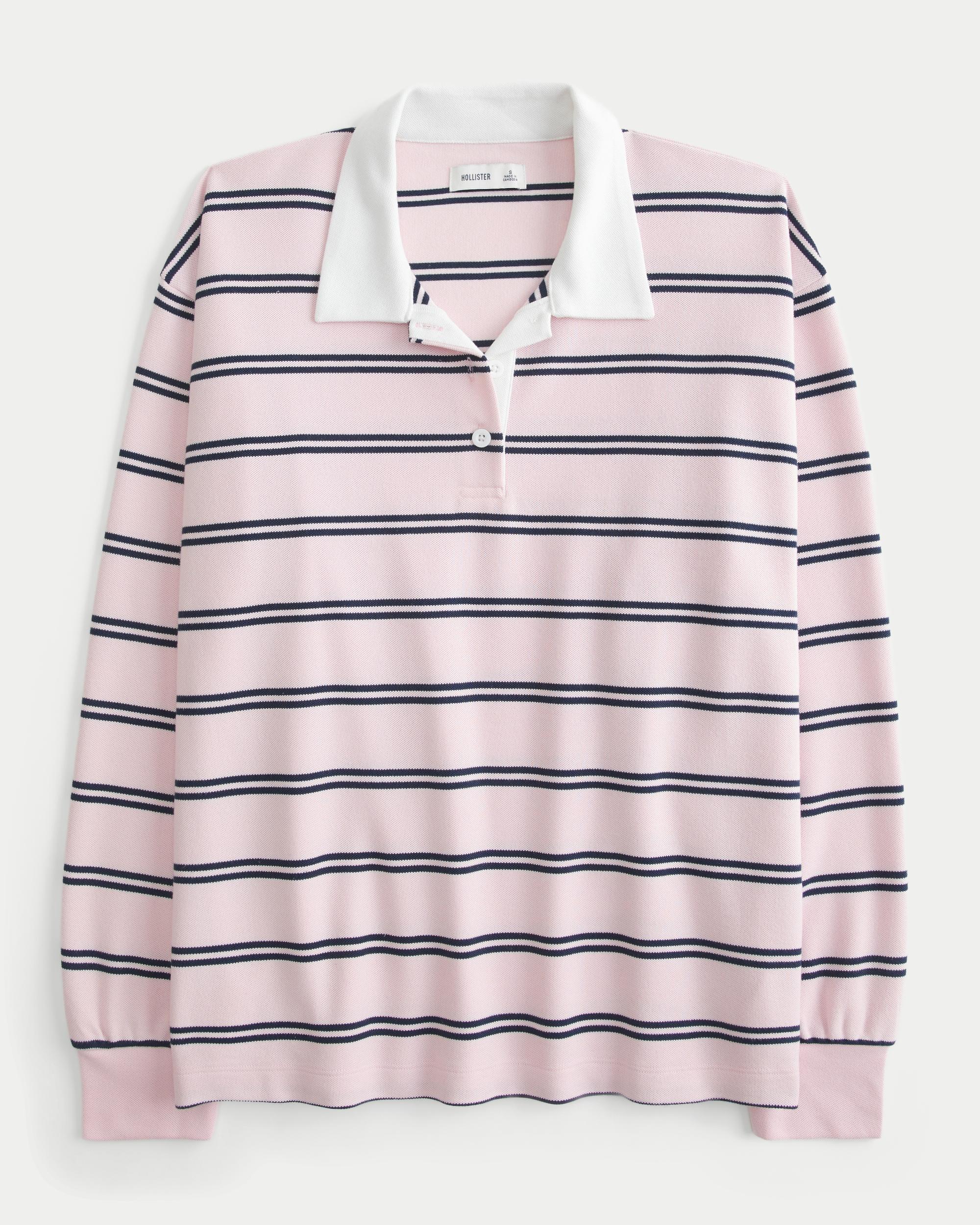 Easy Long-Sleeve Rugby Polo Product Image