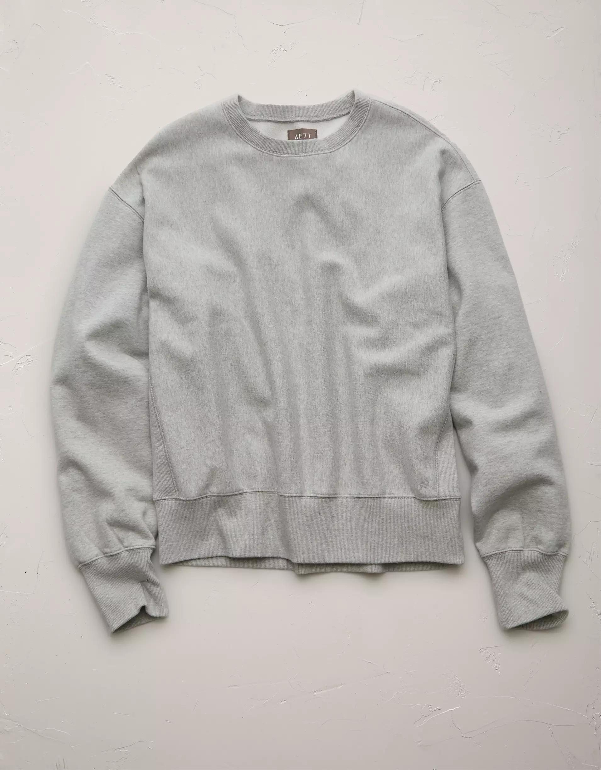 AE77 Premium Fleece Crew Neck Sweatshirt Product Image