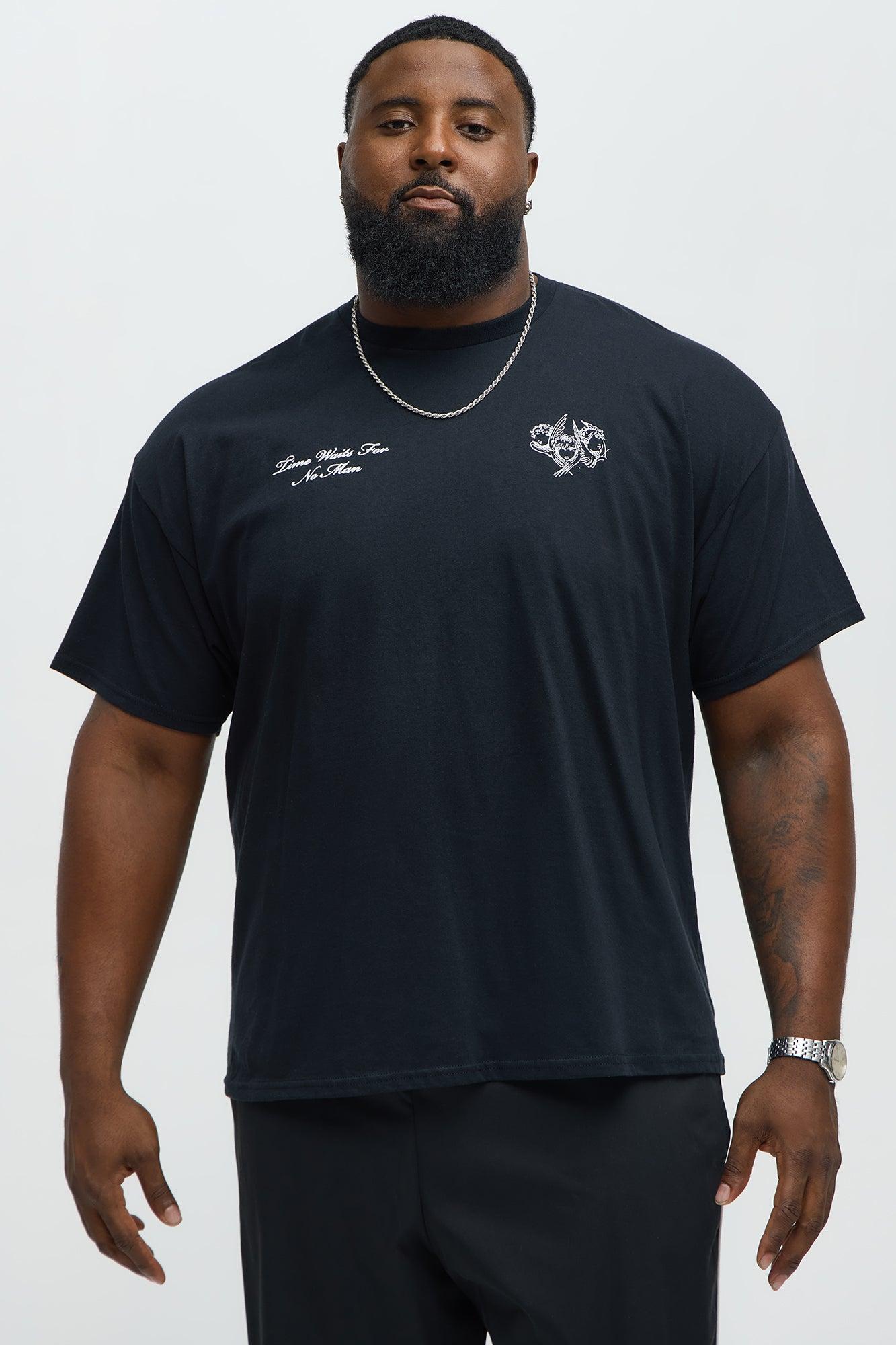 Here And Now Short Sleeve Tee - Black Male Product Image