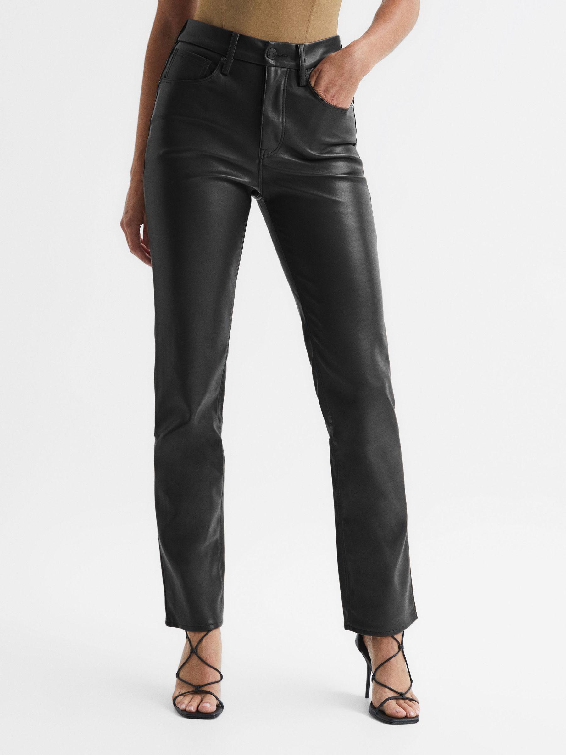 Good American Better Than Leather Pants in Black Product Image