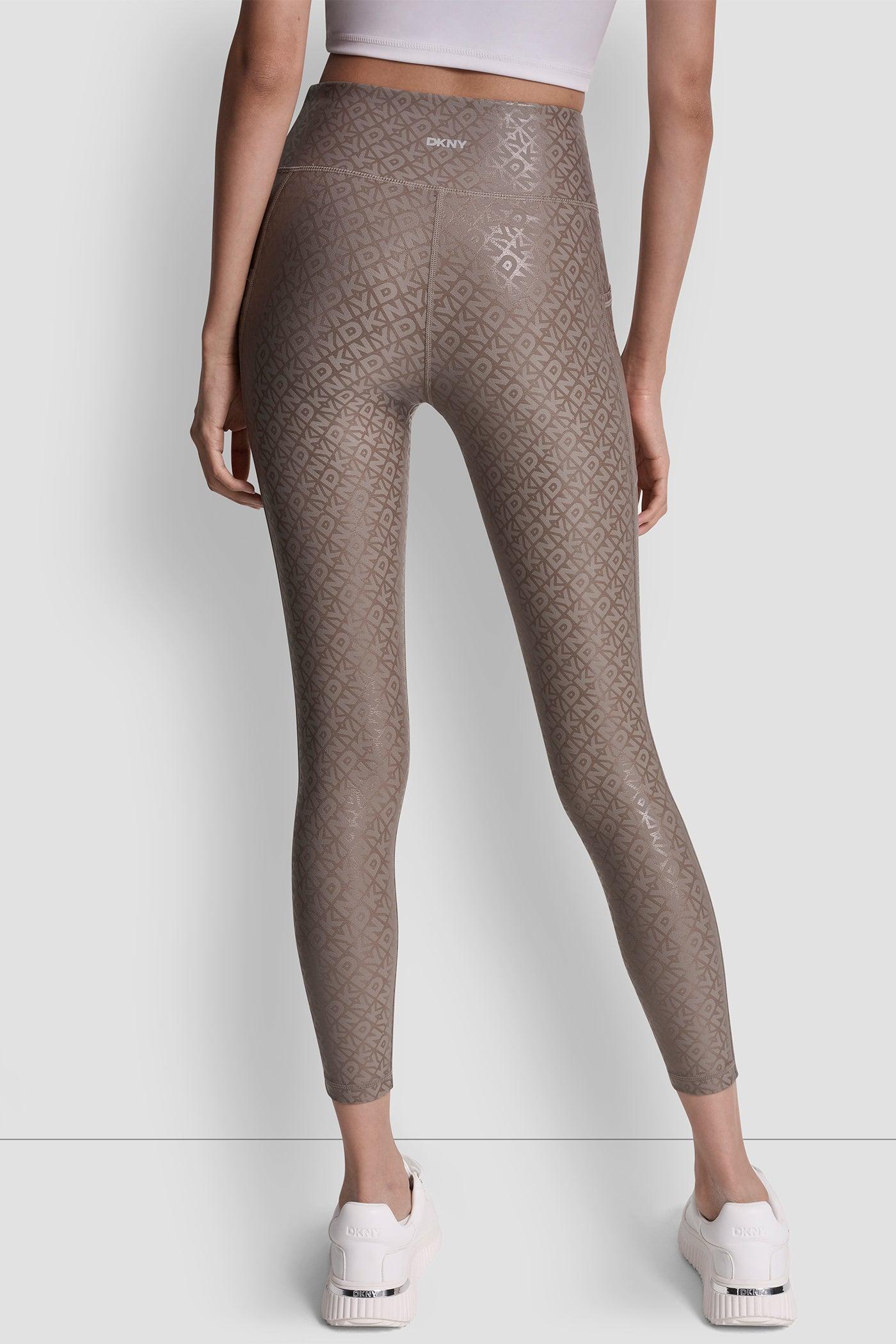 HIGH-RISE LOGO-JACQUARD 7/8-LENGTH ELEVATE LEGGING Product Image