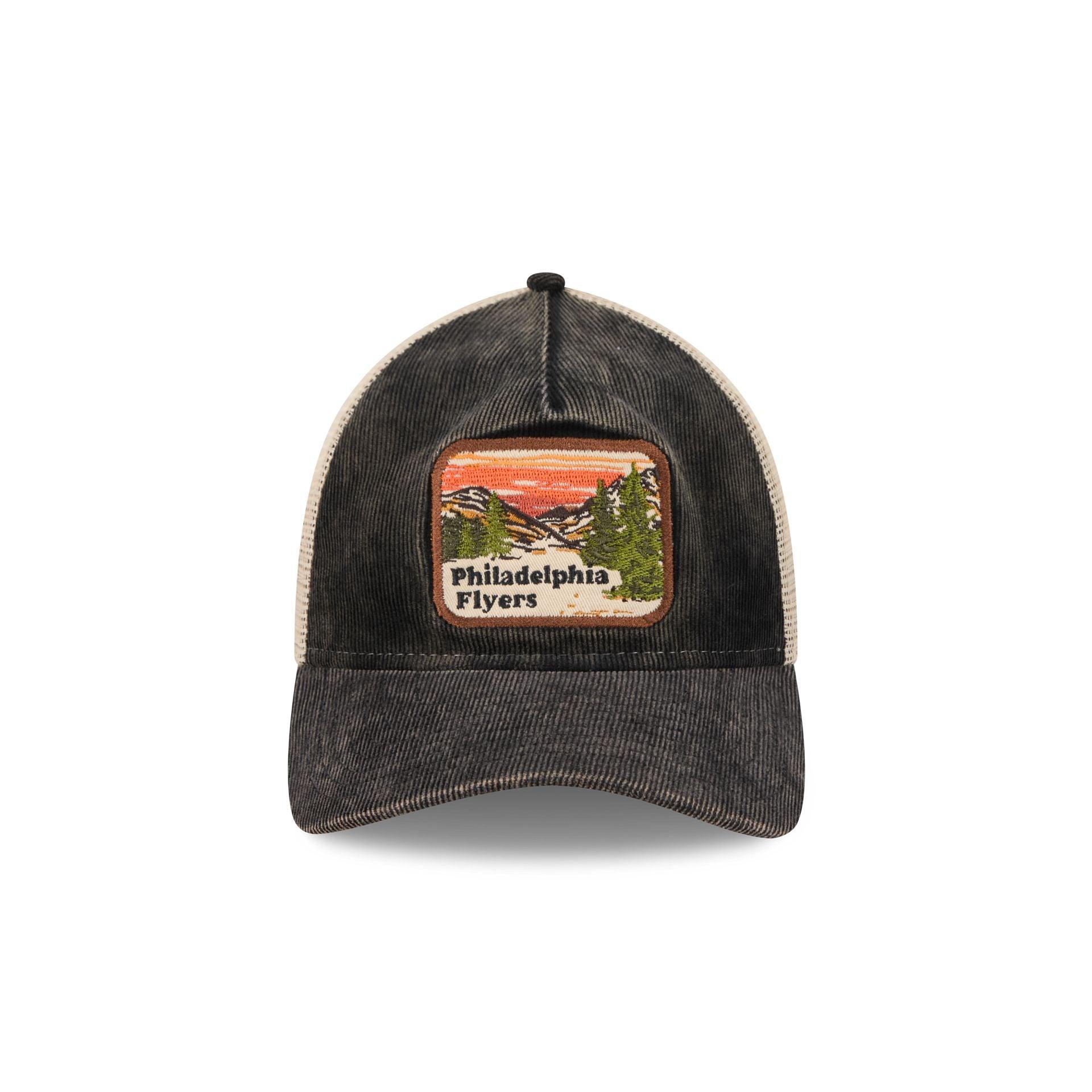 Philadelphia Flyers Vintage Landscape 9TWENTY A-Frame Trucker Hat Male Product Image
