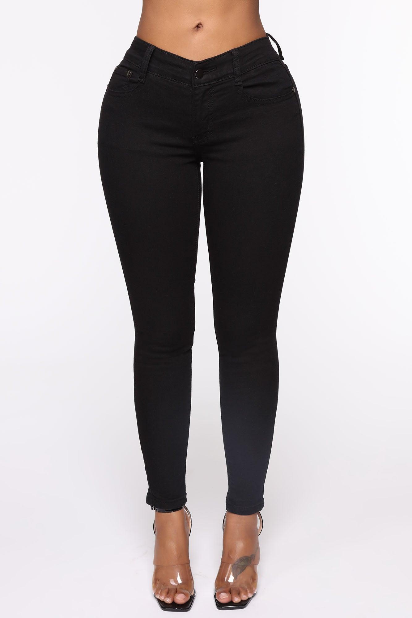 All The Booty Ripped Skinny Jeans - Black Product Image