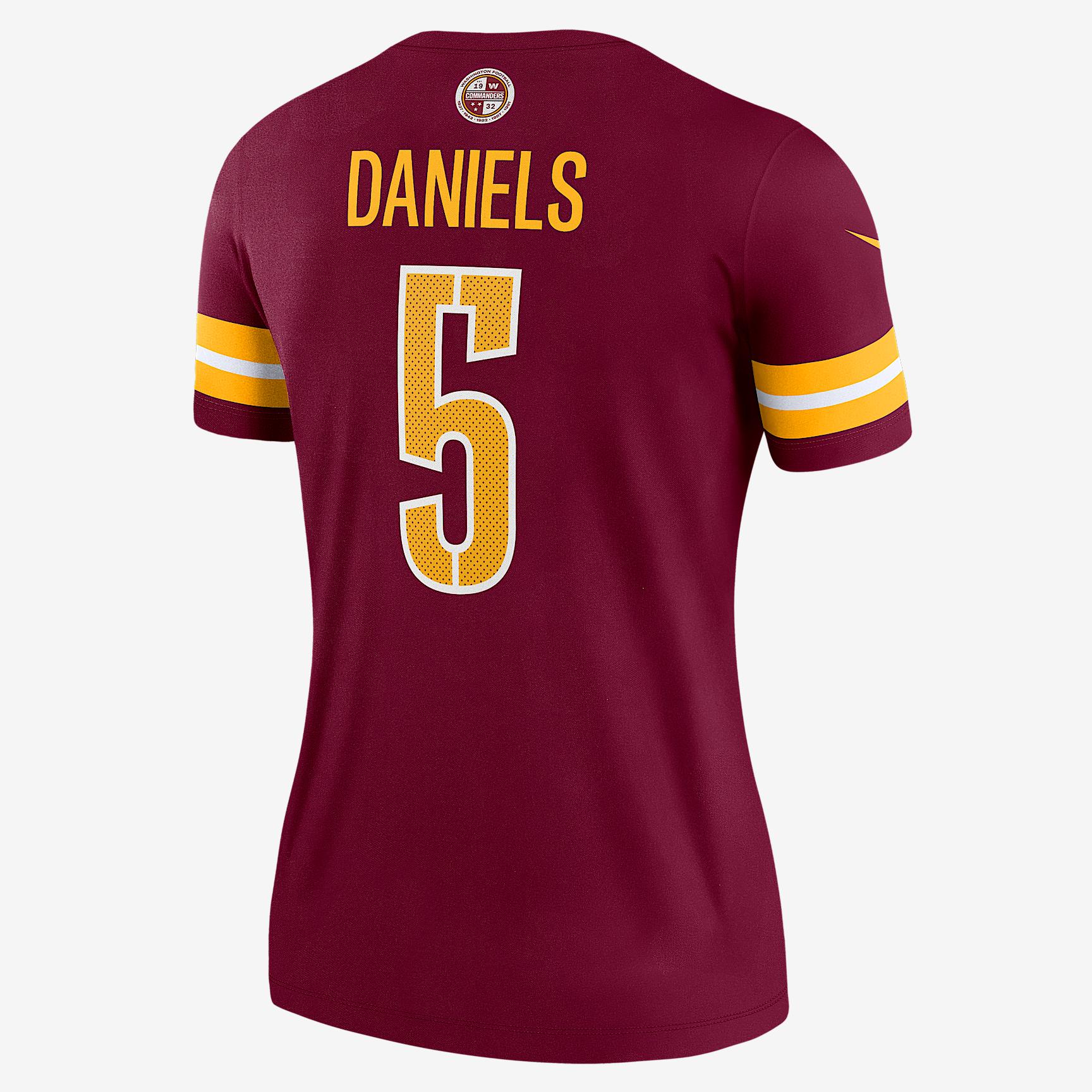 Jayden Daniels Washington Commanders Women's Nike Dri-FIT NFL Legend Jersey Product Image