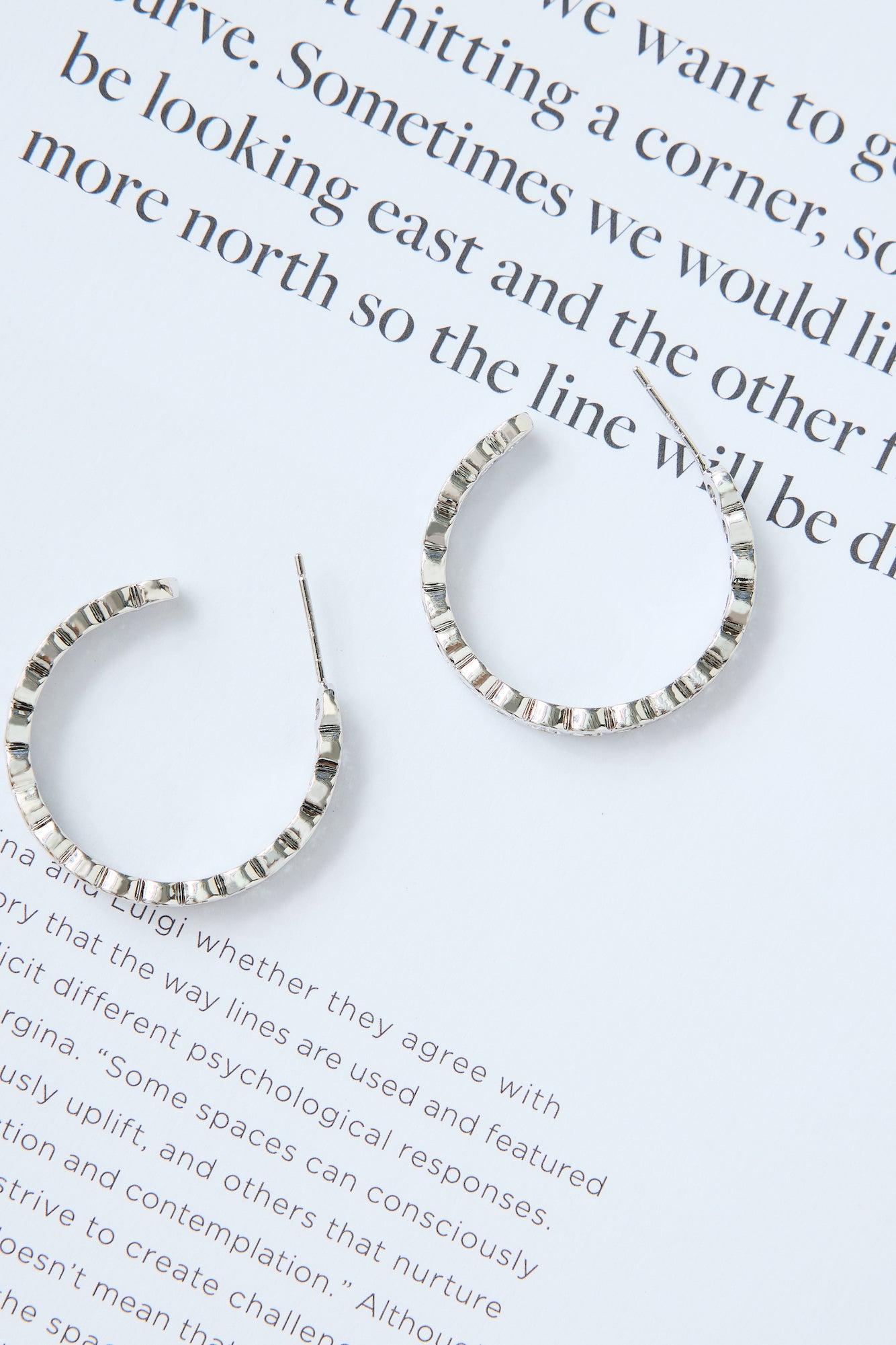 925 Silver High Shine Earrings Silver Product Image