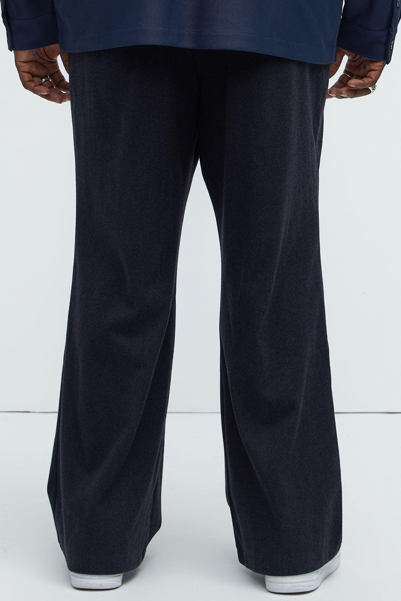 Summer Bummer Straight Trousers - Navy Product Image