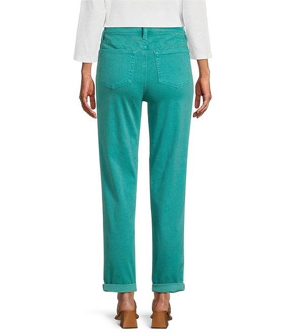 Tommy Bahama Leila Sunwashed Twill Mid Rise Ankle Length Boyfriend Jeans Product Image